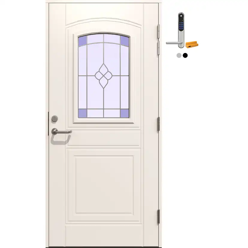 Ytterdør Gilje Martha med Yale Doorman Classic Home