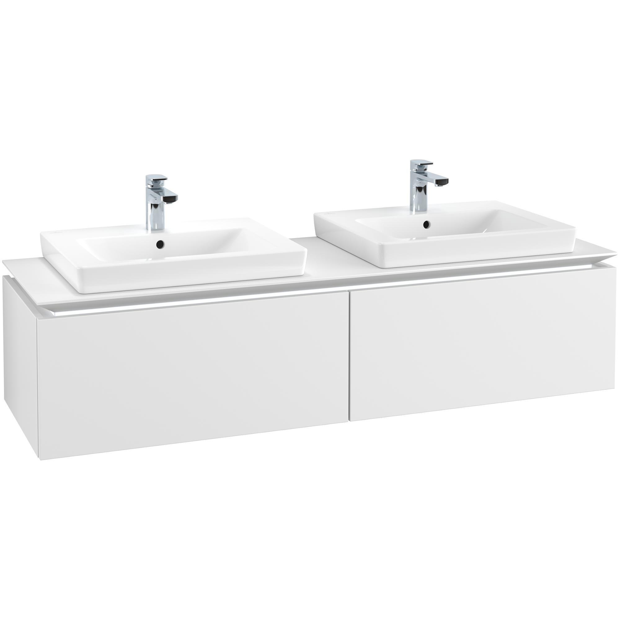 Tv&auml;ttst&auml;llssk&aring;p Villeroy & Boch Legato Kompakt 1600 med 2 L&aring;dor f&ouml;r Tv&aring; Tv&auml;ttst&auml;ll fr&aring;n Finion & Subway