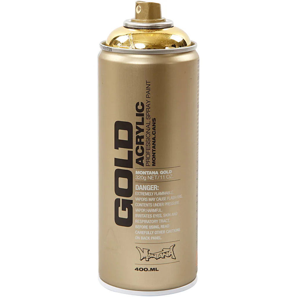 Sprayfärg, guld, 400 ml/ 1 burk Gull
