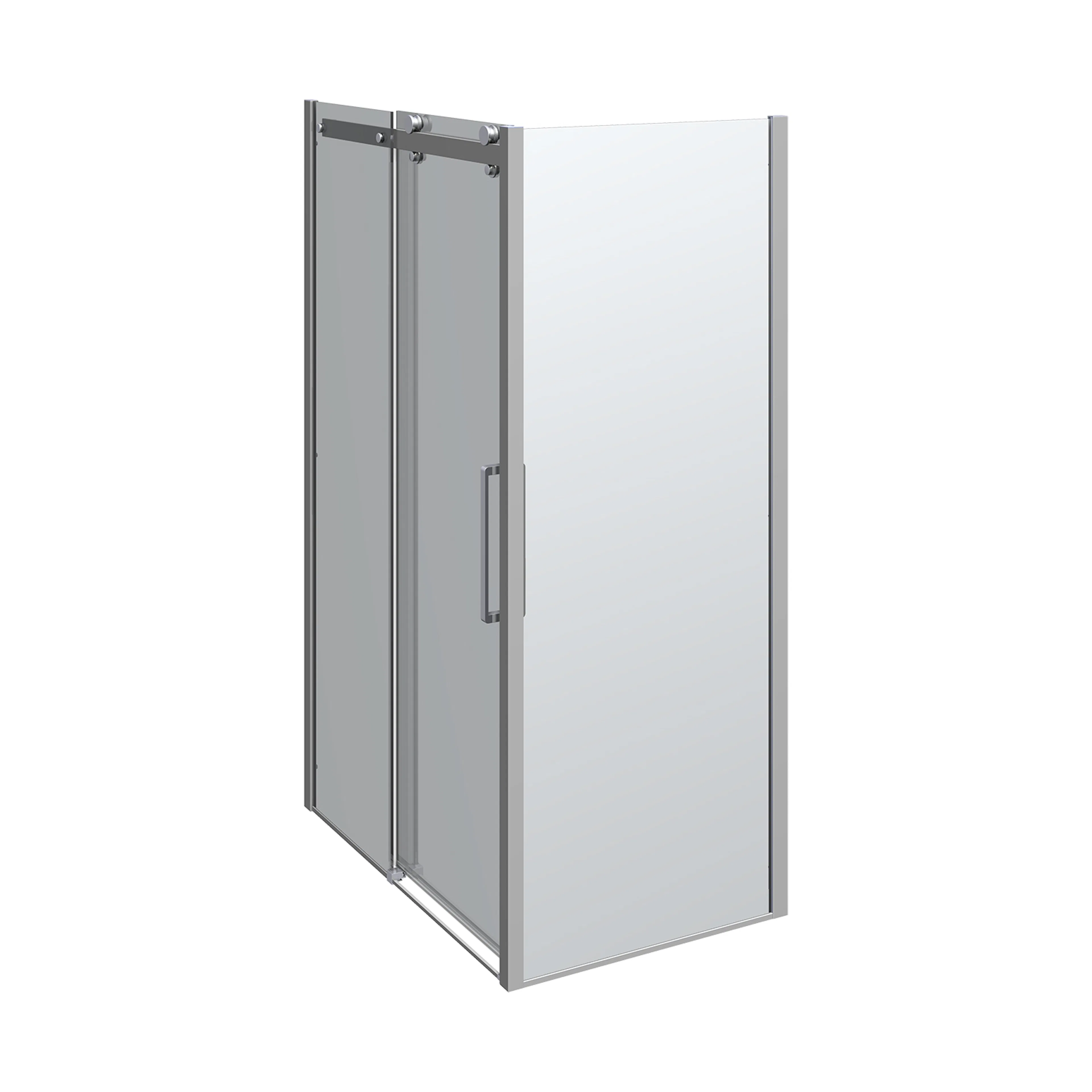 Deluxe skjutdörr med 1 fast vägg, vändbar, 120x80 cm 1200x800 mm