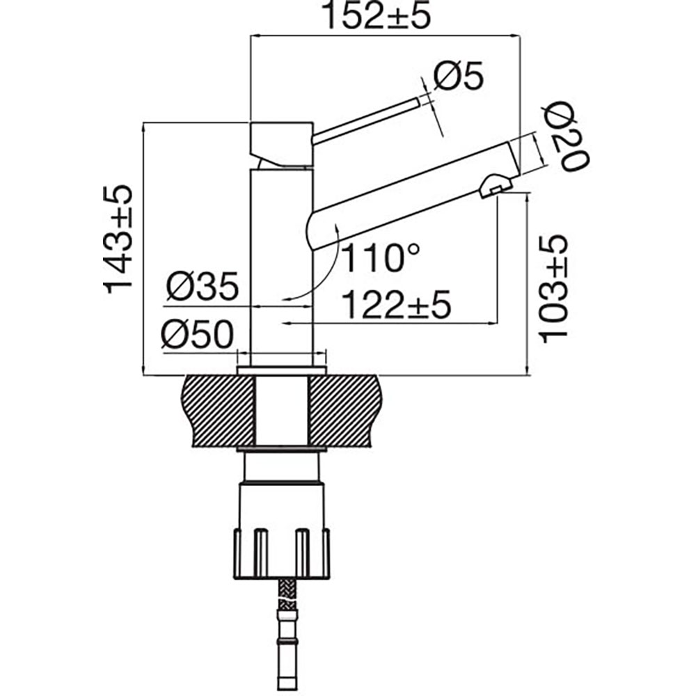 Servantbatteri Scandtap Steel Vector