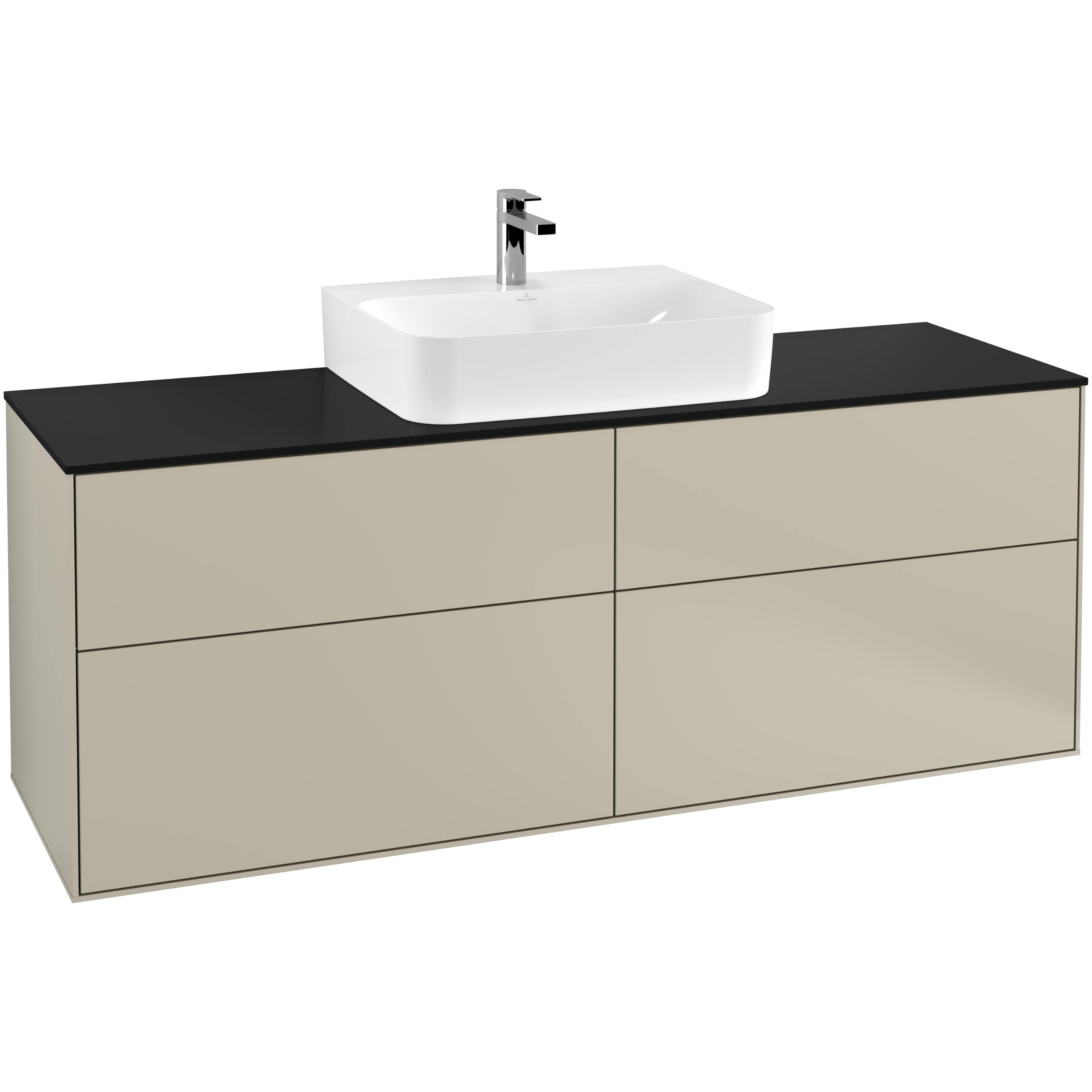 Tv&auml;ttst&auml;llssk&aring;p Villeroy & Boch Finion med 4 L&aring;dor och B&auml;nkskiva f&ouml;r Centrerat Tv&auml;ttst&auml;ll