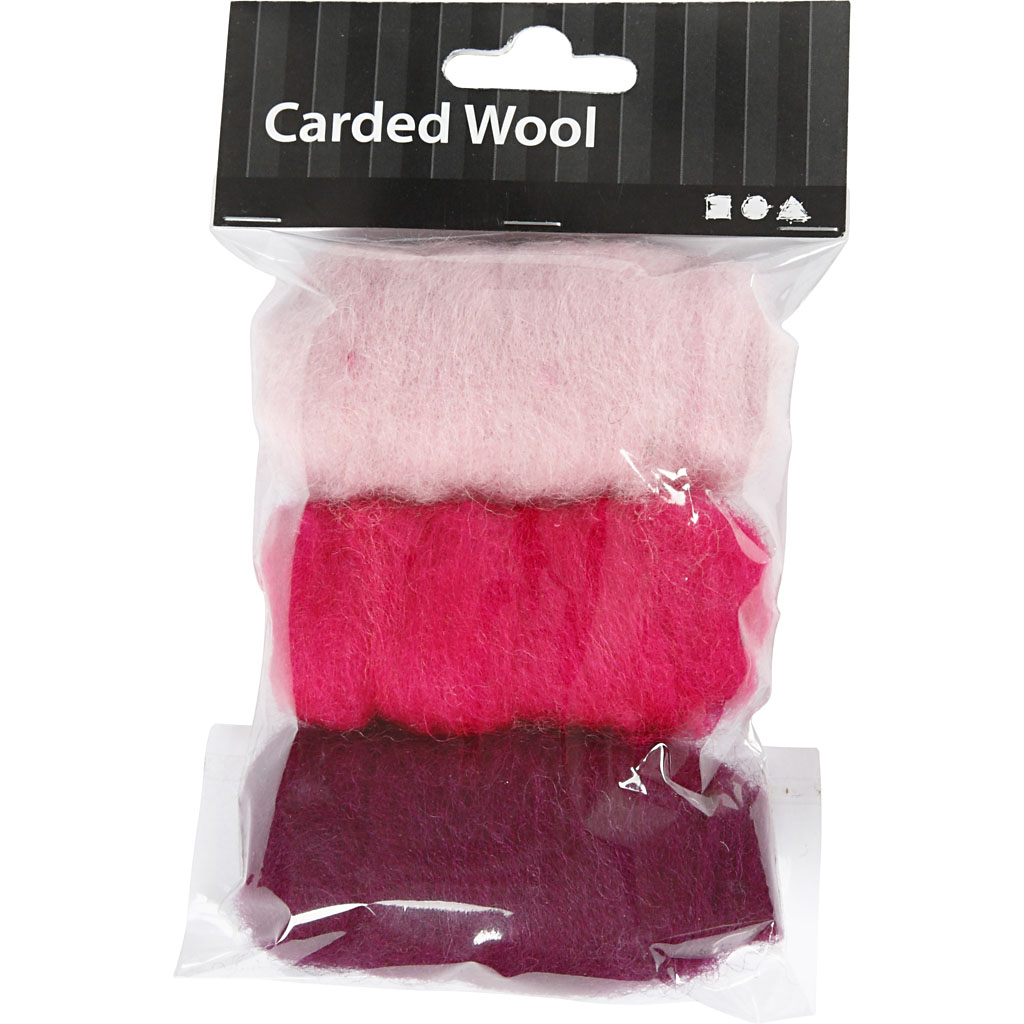 Kardet Ull Creativ Company 3x10 g/1 Pk