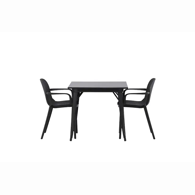 Spisegruppe Venture Home Tempe med 2 Baltimore Stoler