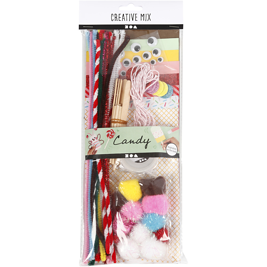 Materiellsett Creativ Company Kreativ Mix Candy 1 Pk
