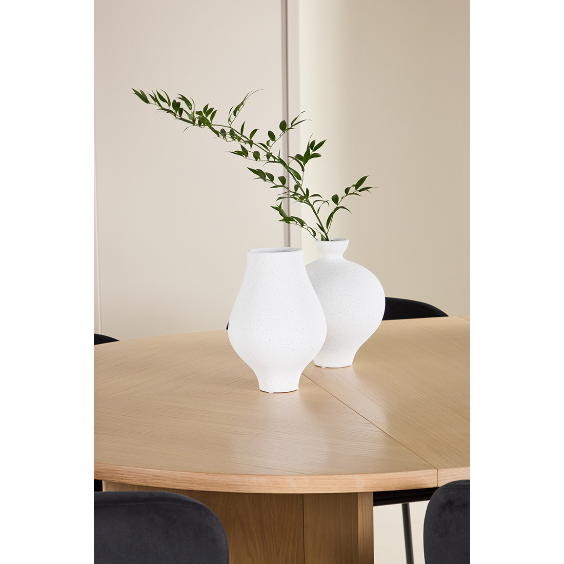 Spisegruppe Venture Home Strada Ø120 cm med 6st Edina Spisestoler