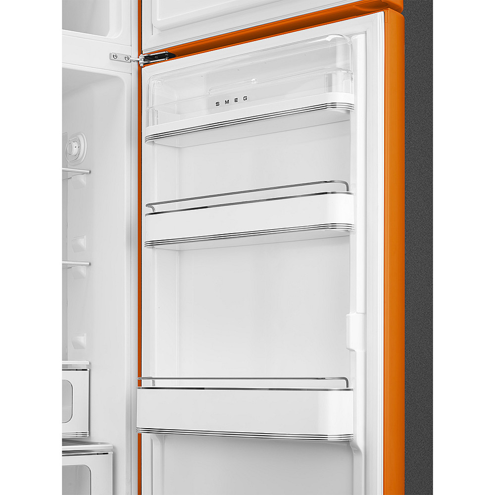 Kombiskap Kjøleskap/Fryser Smeg FAB30ROR6 Orange 50's Style