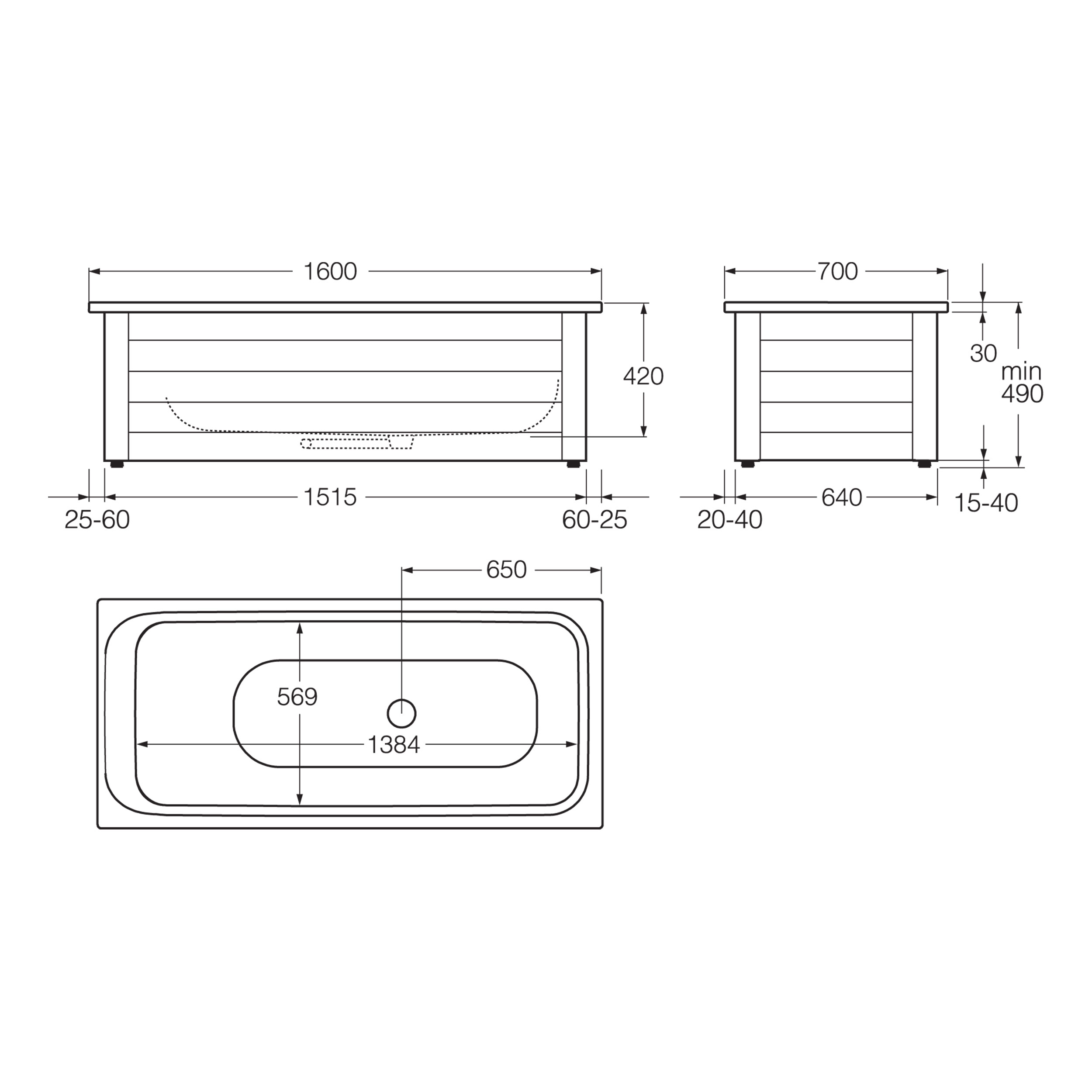Helfrontstativ Gustavsberg 7416
