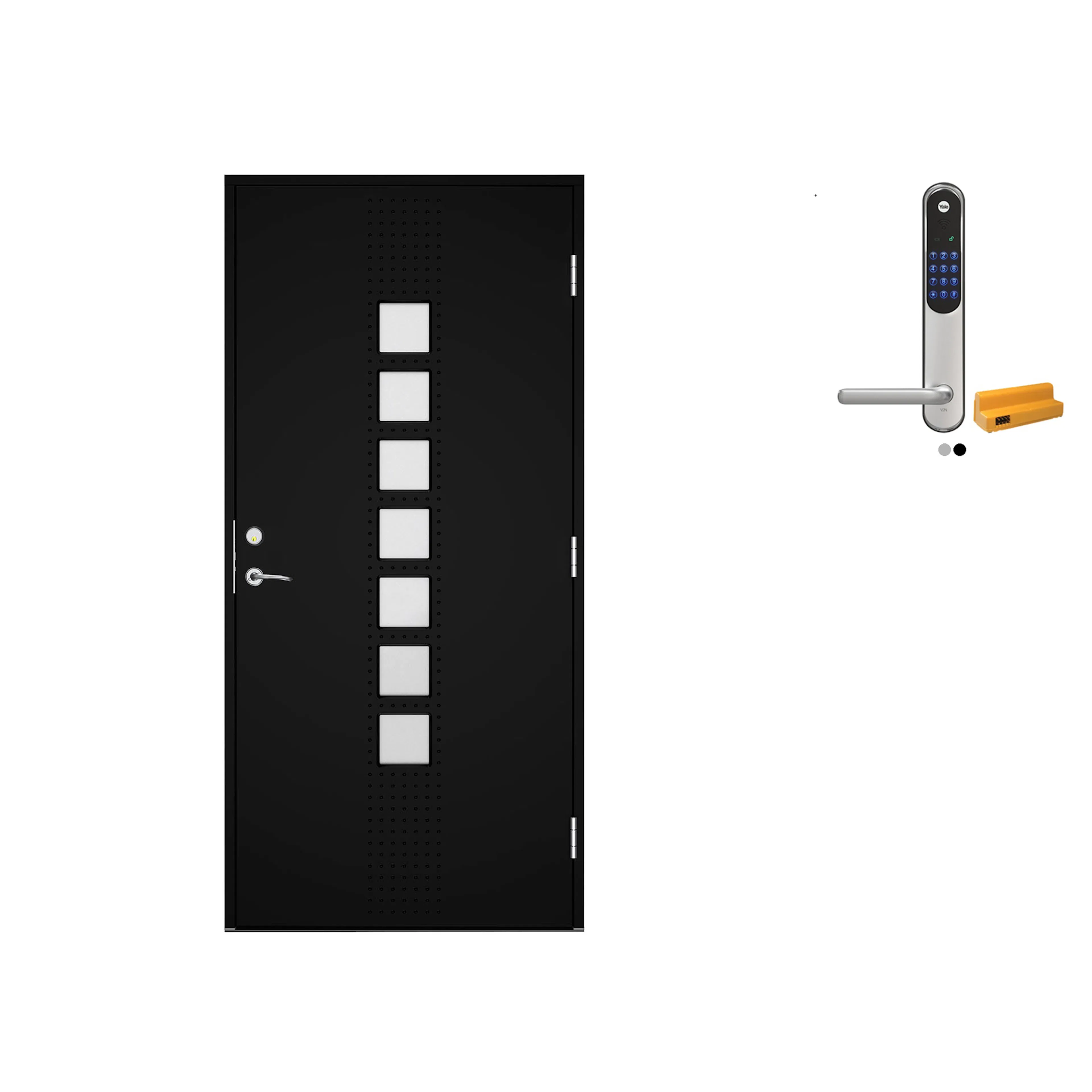 Ytterdør Swedoor Advance-Line Statement Signum med Yale Doorman Classic Home
