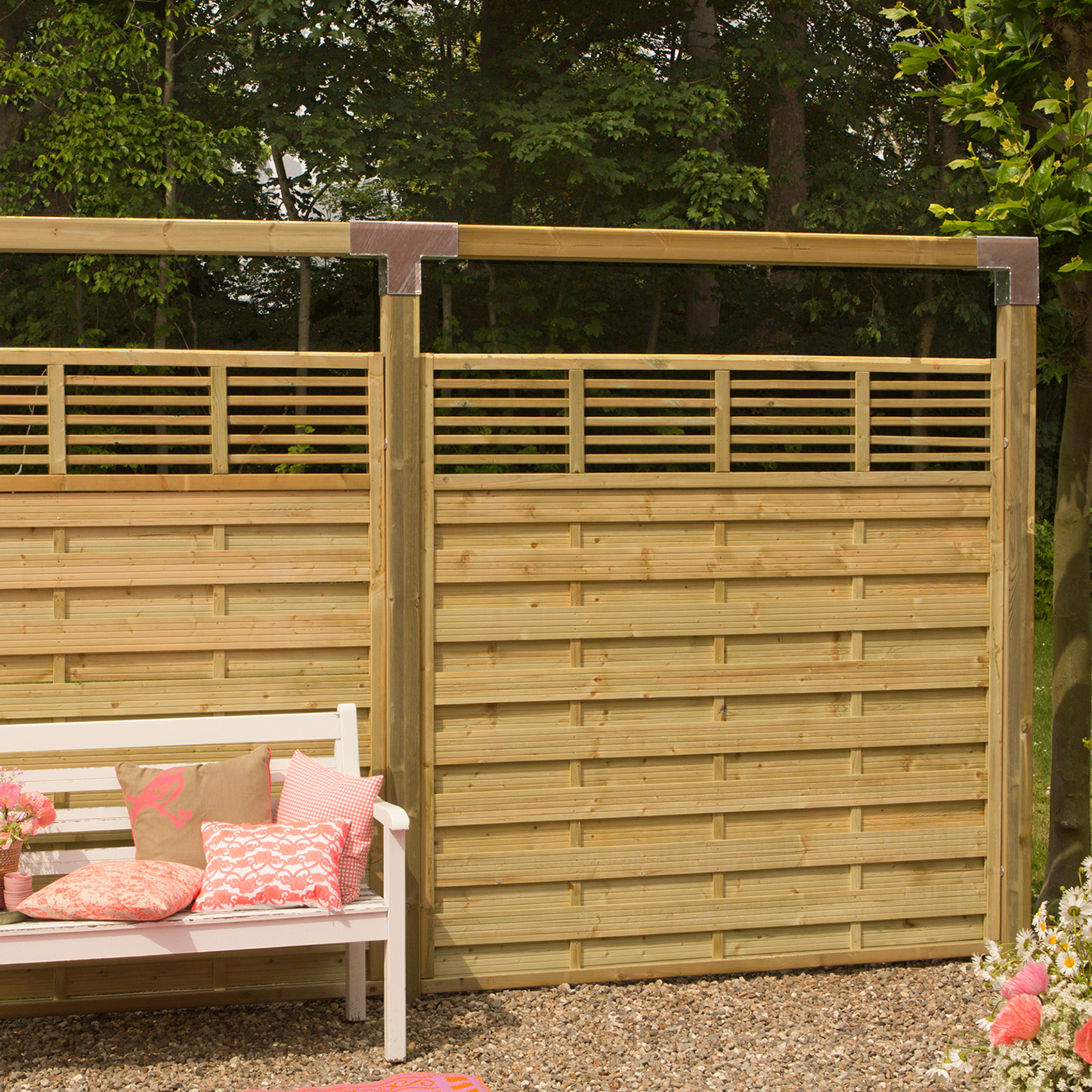 Levegg PLUS Newline 180x180 cm Trykkimpregnert