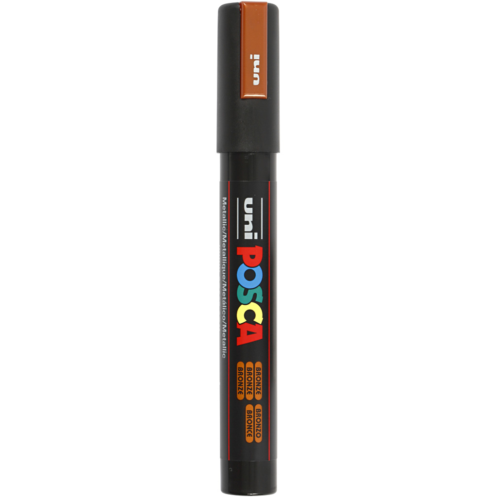 Posca Marker , bronze, nr. PC-5M, spets 2,5 mm, 1 st. Bronze