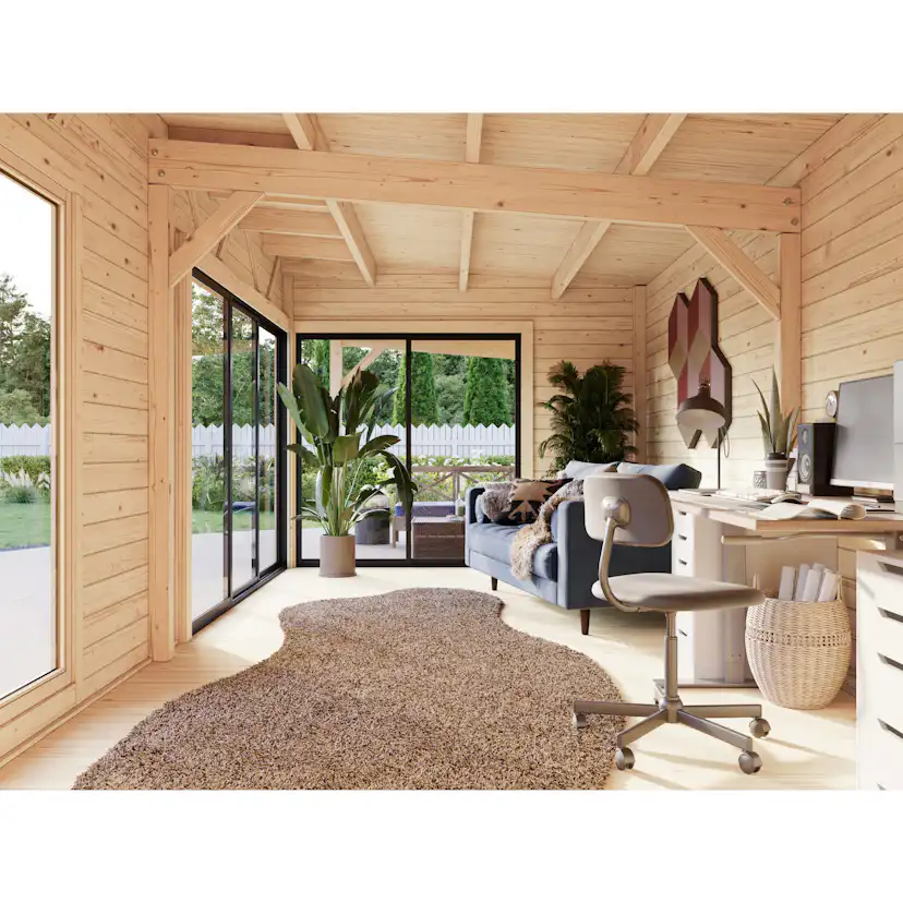 Hagestue Palmako Andrea 30,4 m² Slide Plus (inv. 21,1+7,9 m²)