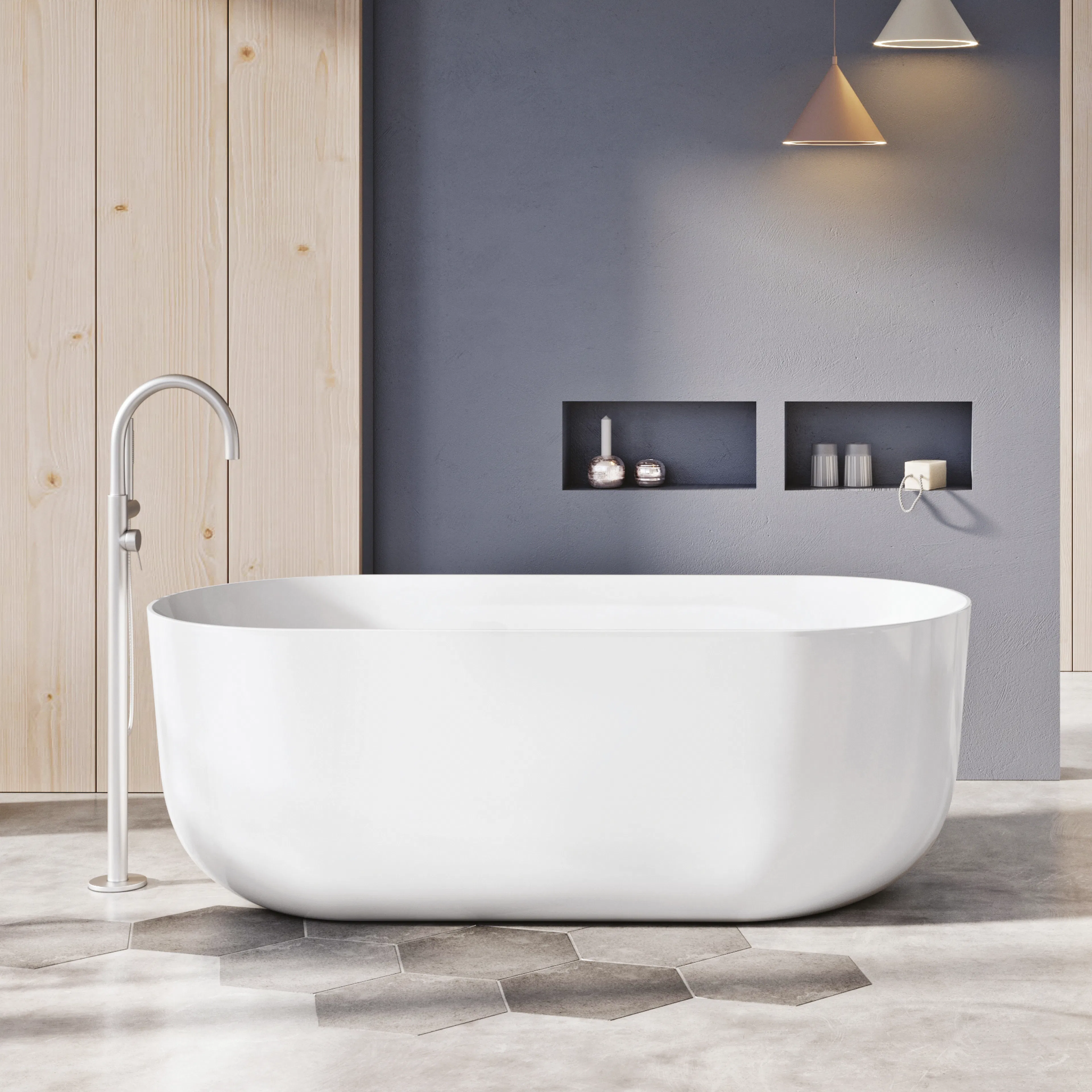 Badkar Swebad Abisko Solid Surface