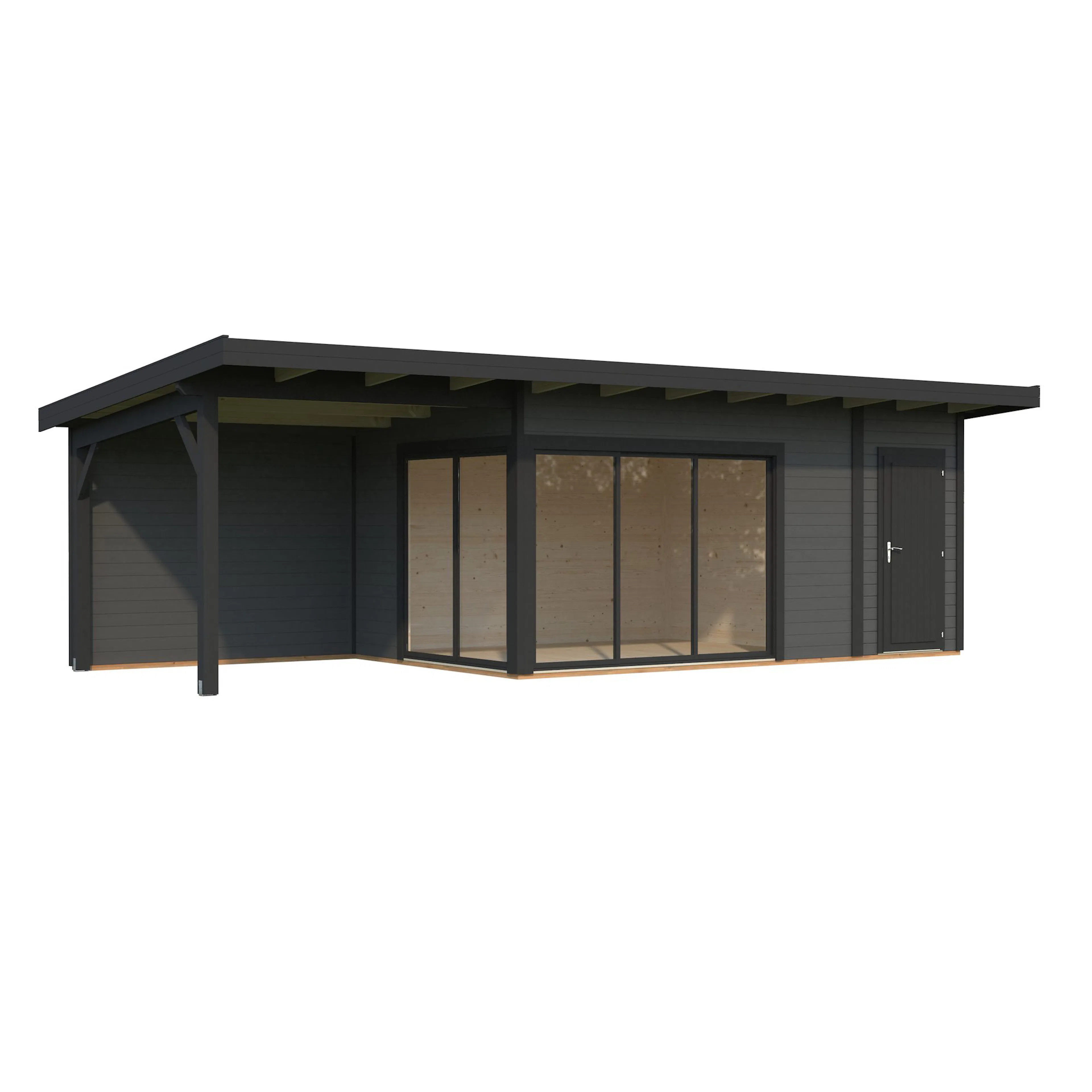 Hagestue Palmako Andrea 24,2 m² Slide Plus (inv. 15,2+7,9 m²)