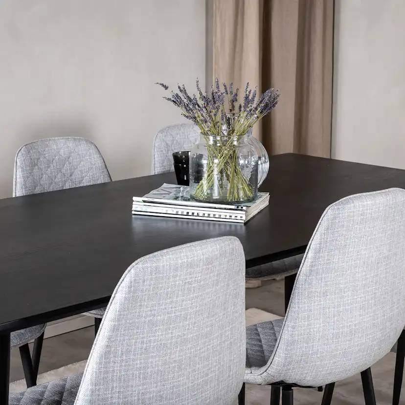 Spisegruppe Venture Home Dipp med 6 Polar Diamond Stoler