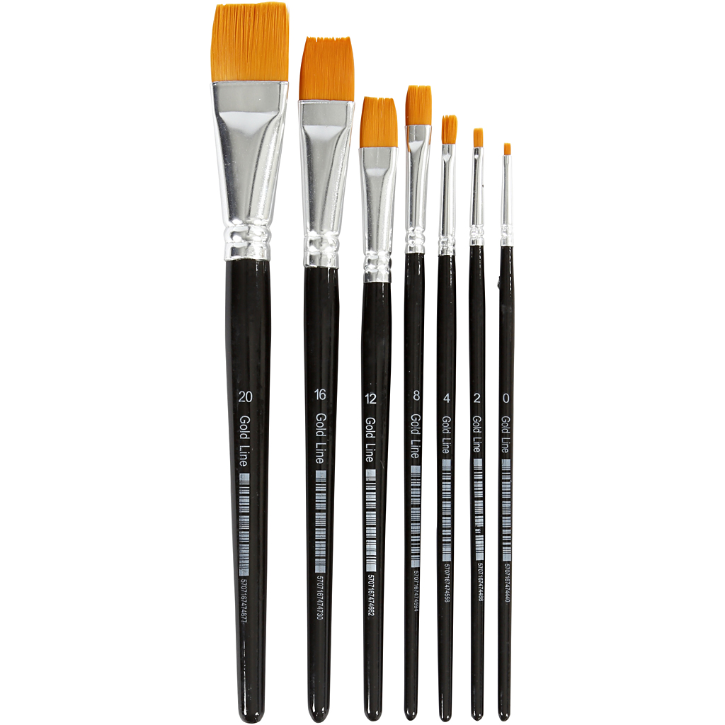 Pensler Creativ Company Gold Line Flata Nr 0-20 7 Stk/1 Pk