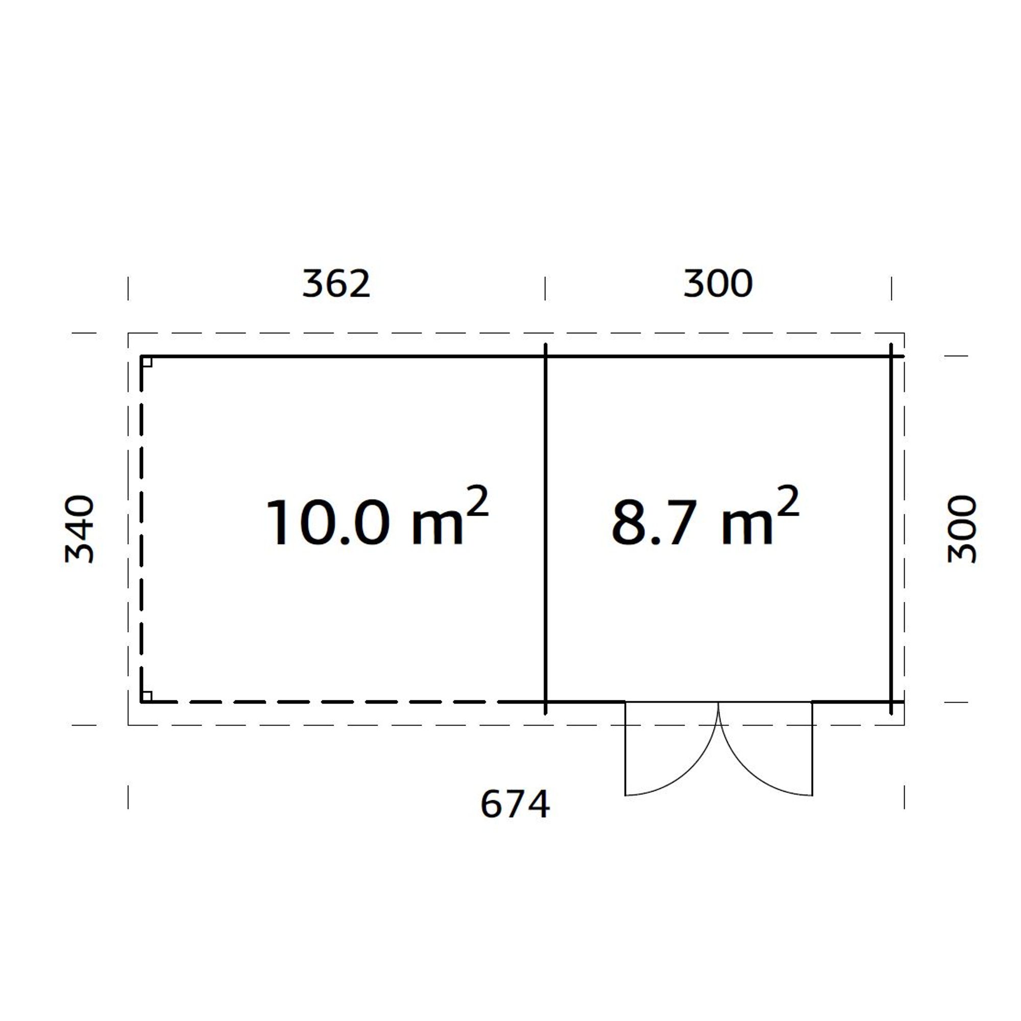 Hagestue Palmako Ella 18,7 m2
