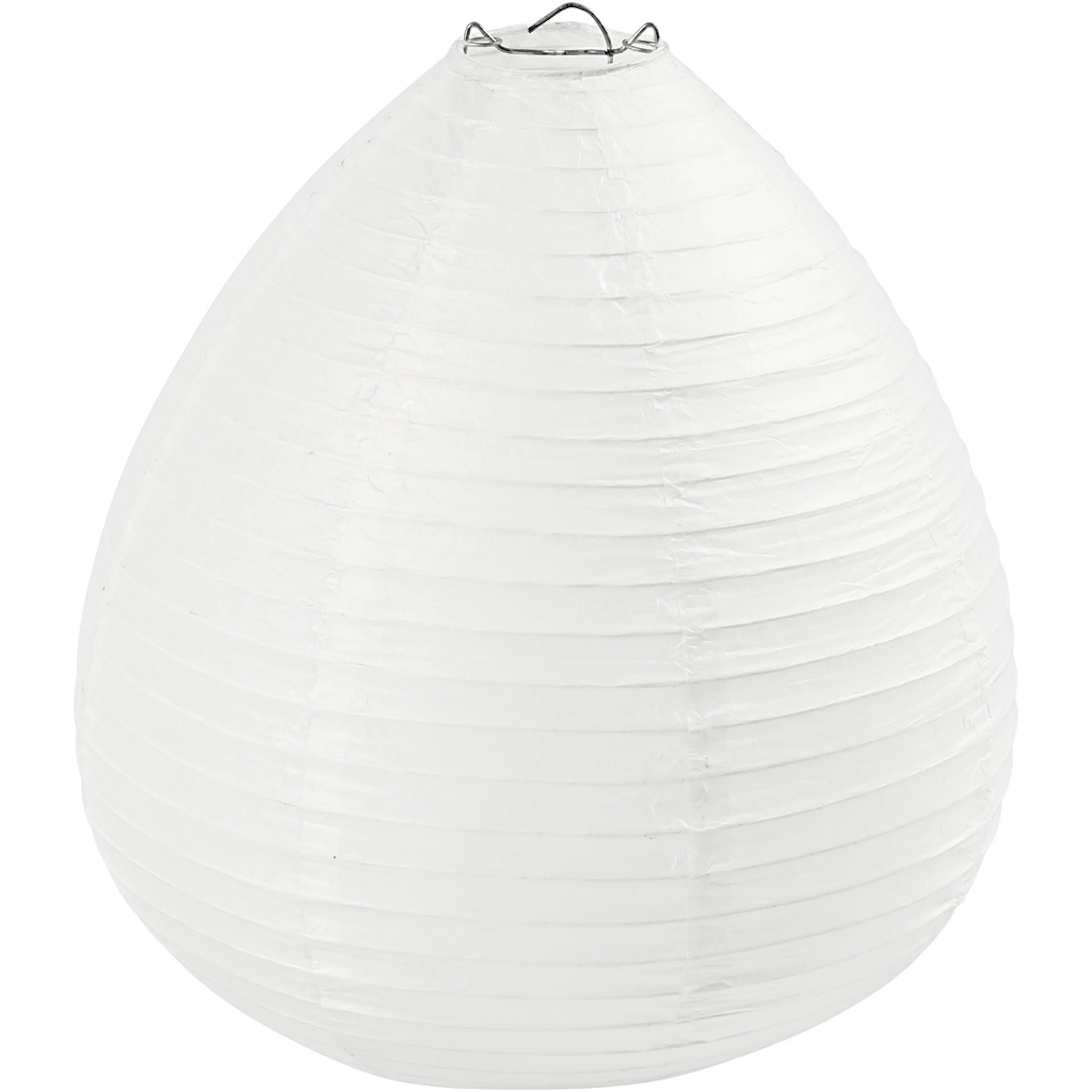 Papirlampe Creativ Company Hvit Dråpe 27x25 cm 1 stk