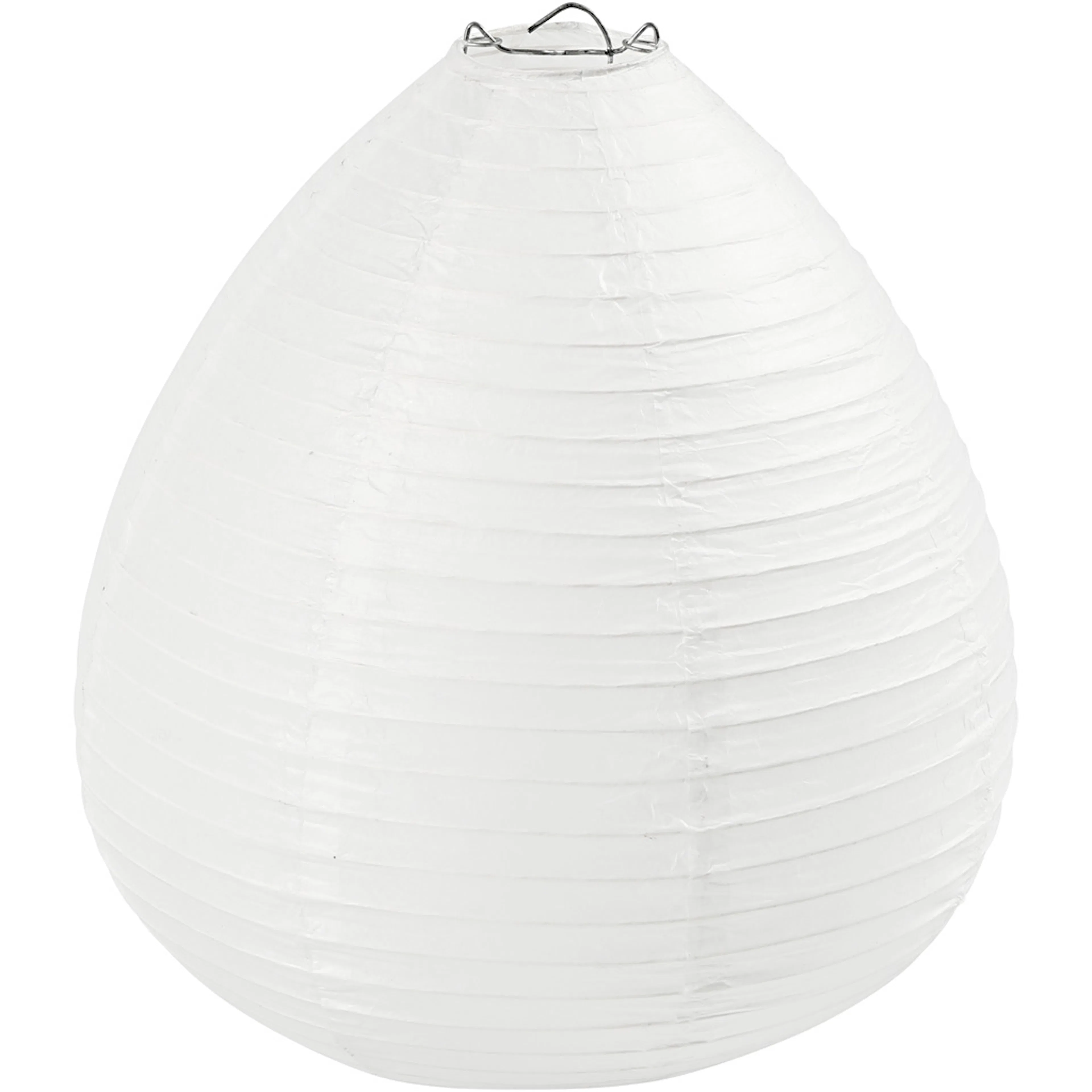 Papirlampe Creativ Company Hvit Dråpe 27x25 cm 1 stk