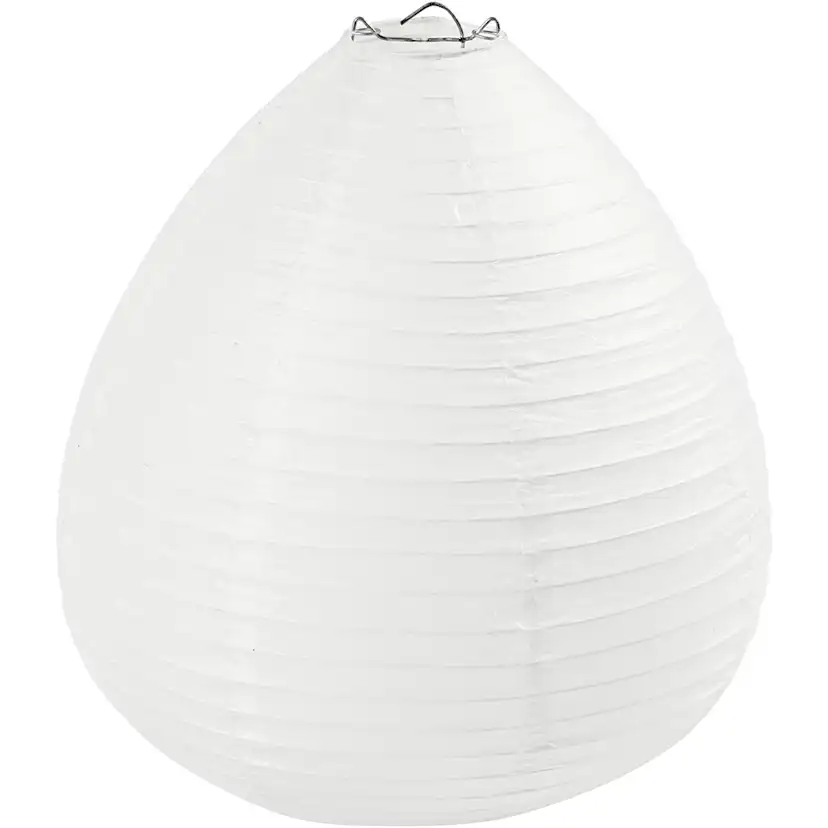 Papirlampe Creativ Company Hvit Dråpe 27x25 cm 1 stk