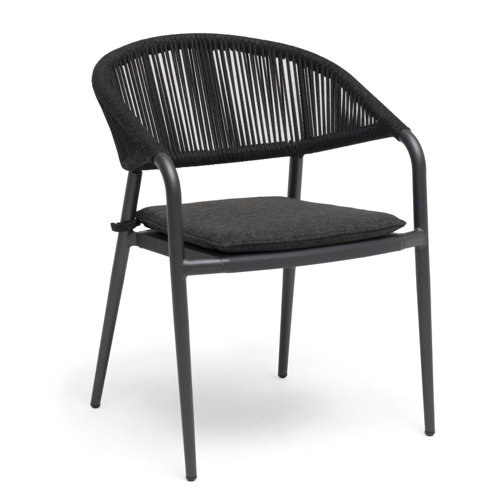 Spisegruppe Hillerstorp Ekeryd Ø110 cm med 4 stk Hagestoler