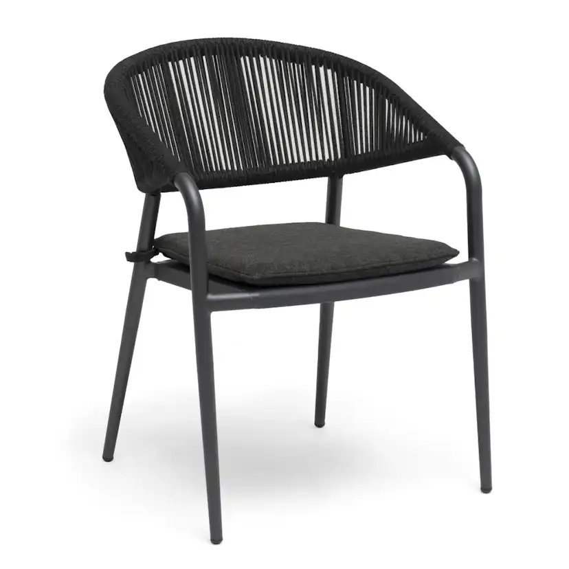 Spisegruppe Hillerstorp Ekeryd Ø110 cm med 4 stk Hagestoler