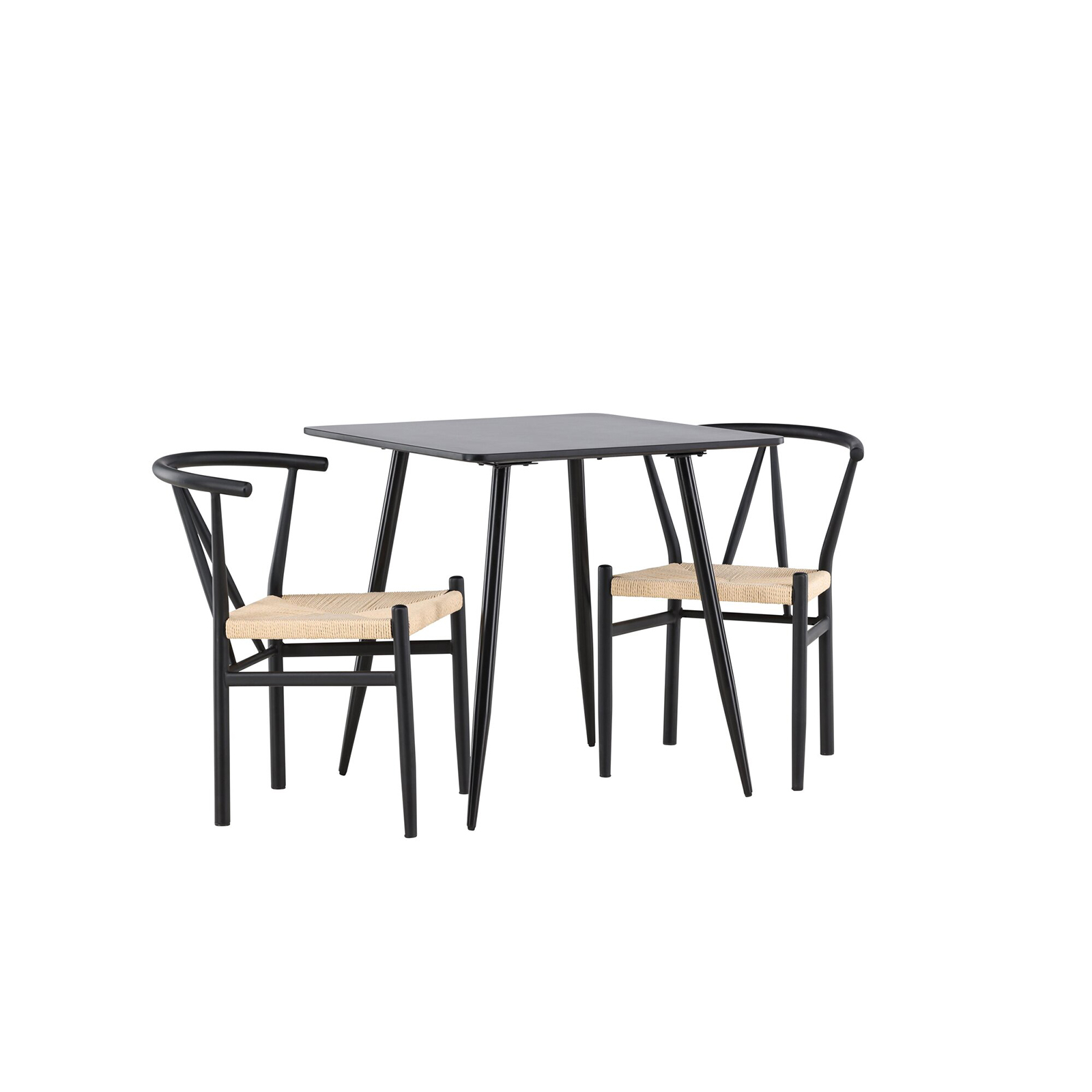 Spisegruppe Venture Home Polar 75 med 2 stk Alfons Stoler
