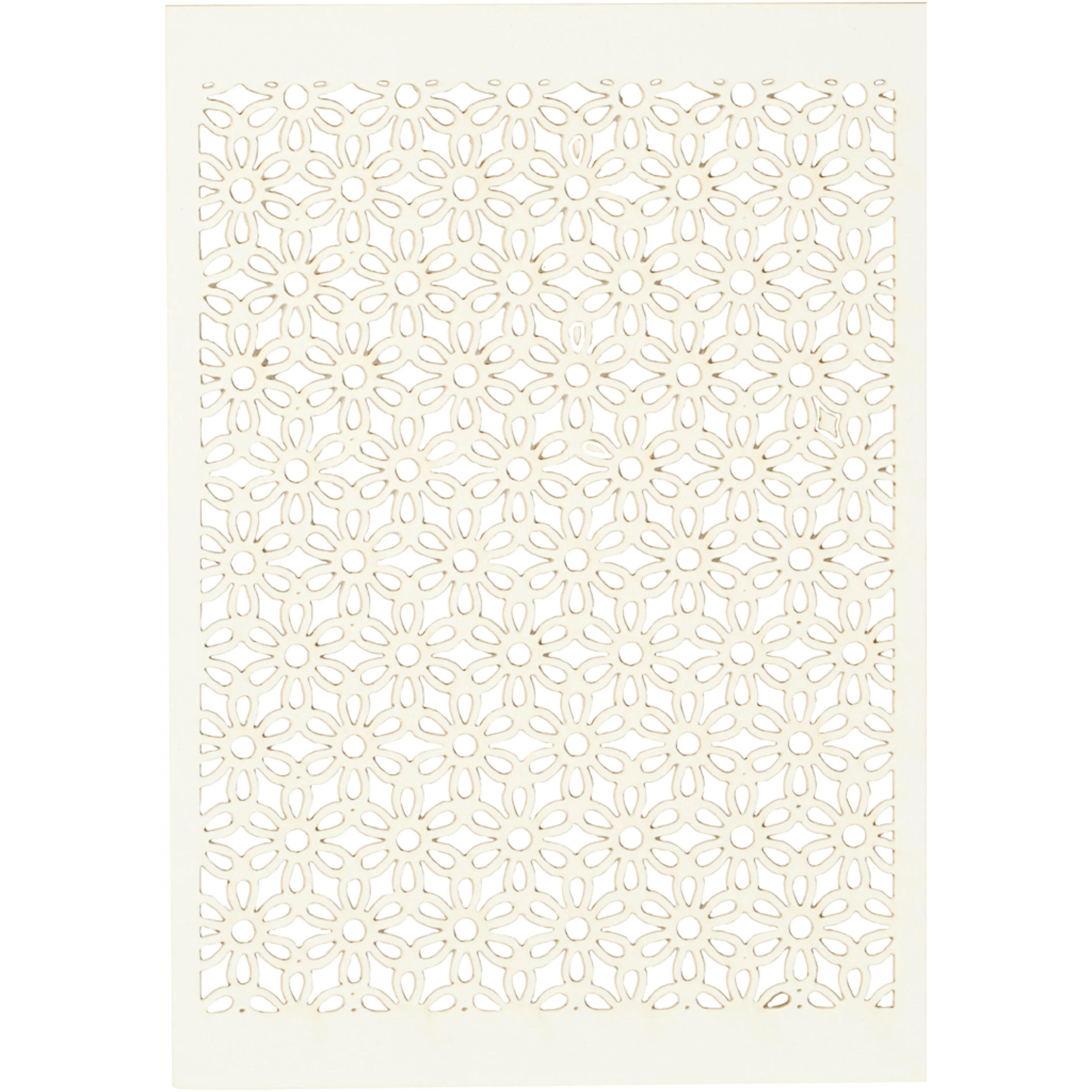 Spetskartong, råvit, 10,5x15 cm, 200 g, 10 st./ 1 förp. RåHvit