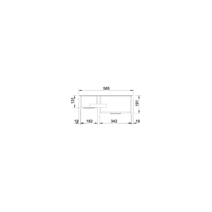 Kjøkkenvask Blanco Claron 340/180 Infino