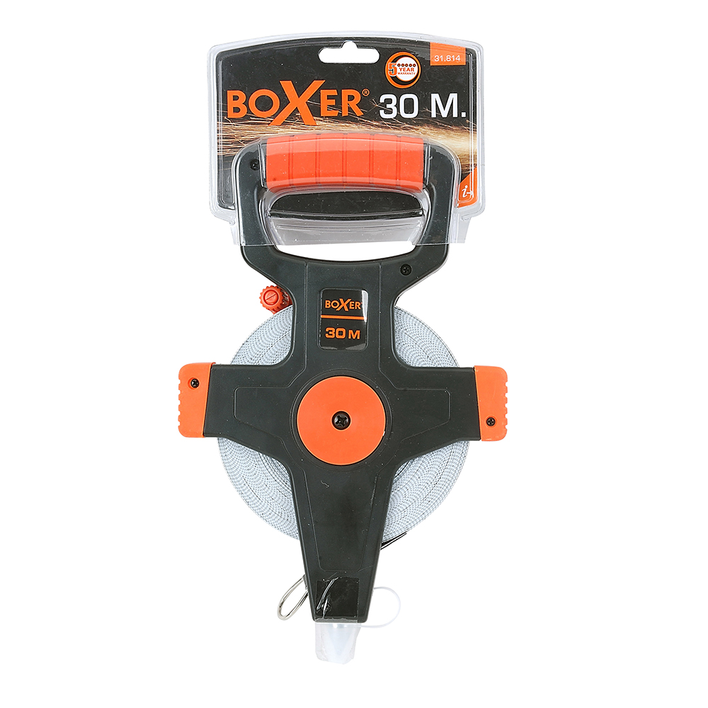 Målebånd Boxer 30 meter Glassfiber