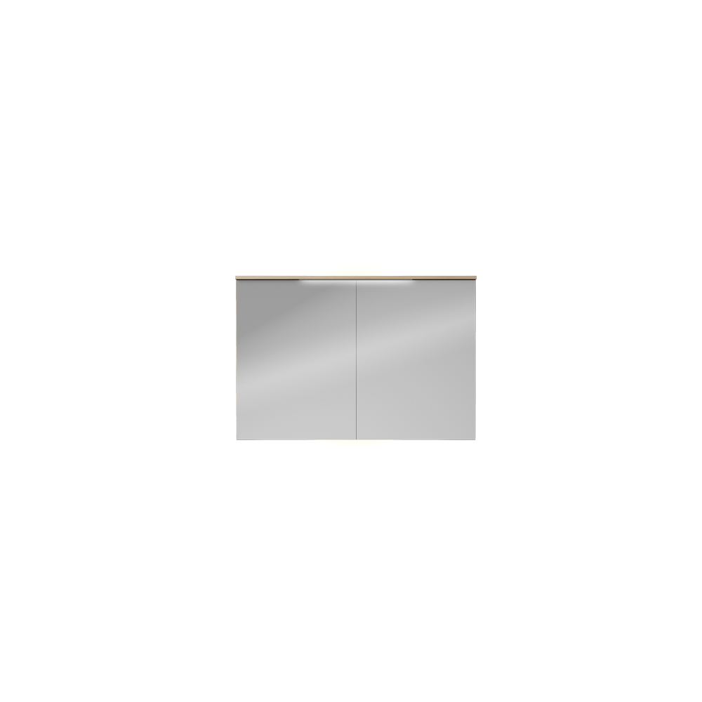 Speilskap FOSSBAD B120 D12 med Lystopp 60 + 60