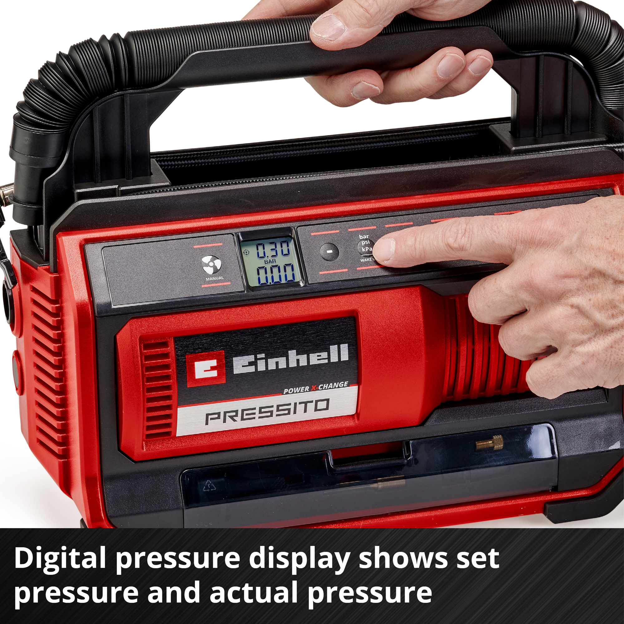 Kompressor Einhell PRESSITO 18/25 Trådløs uten Batteri