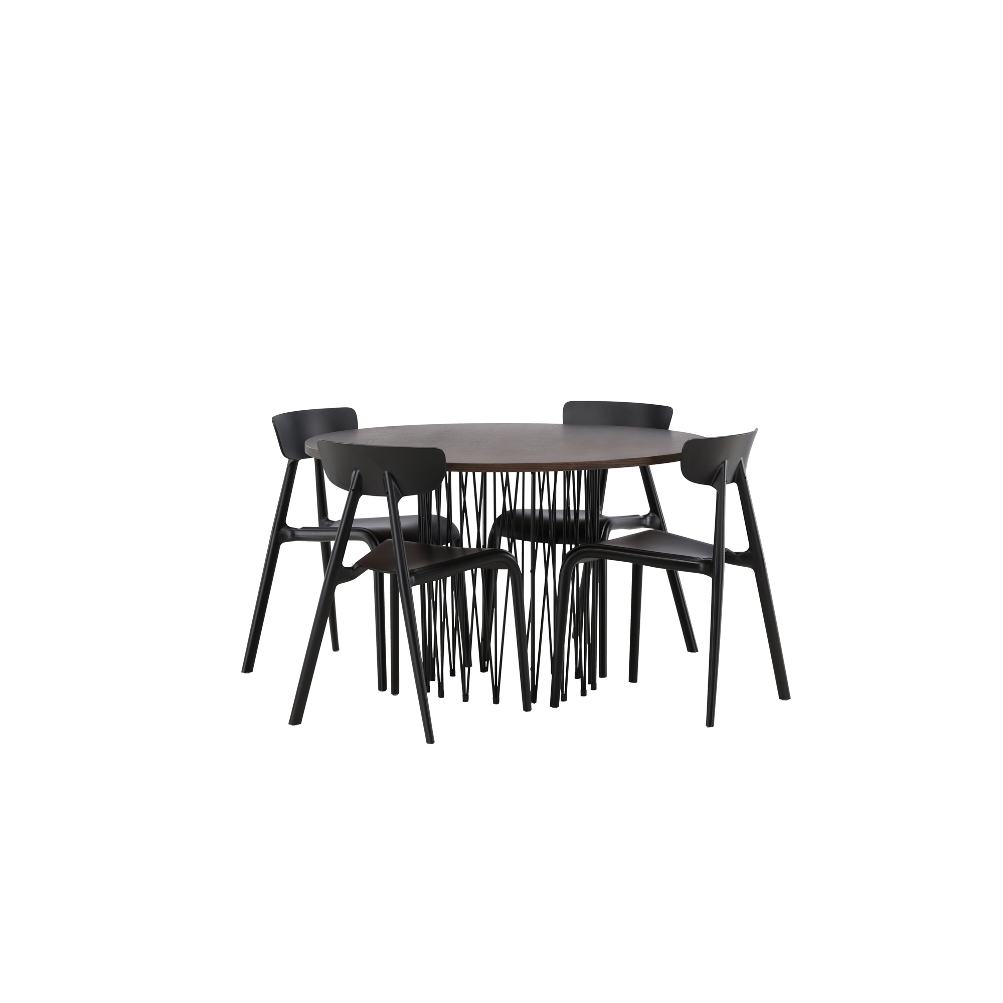 Spisegruppe furniture/fashion Stone med 4 Ursholmen Stoler
