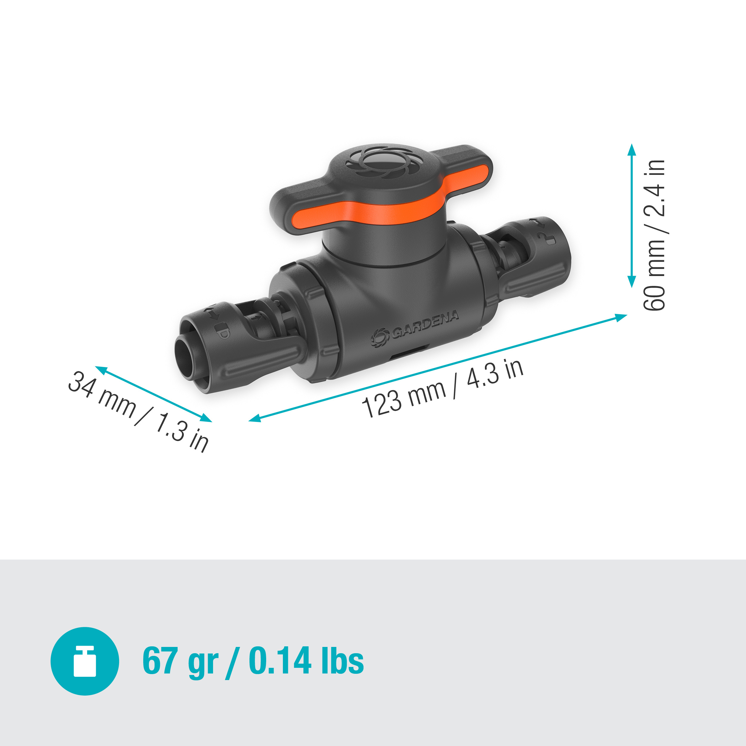 Reguleringsventil Gardena Micro-Drip 13 mm (1/2")