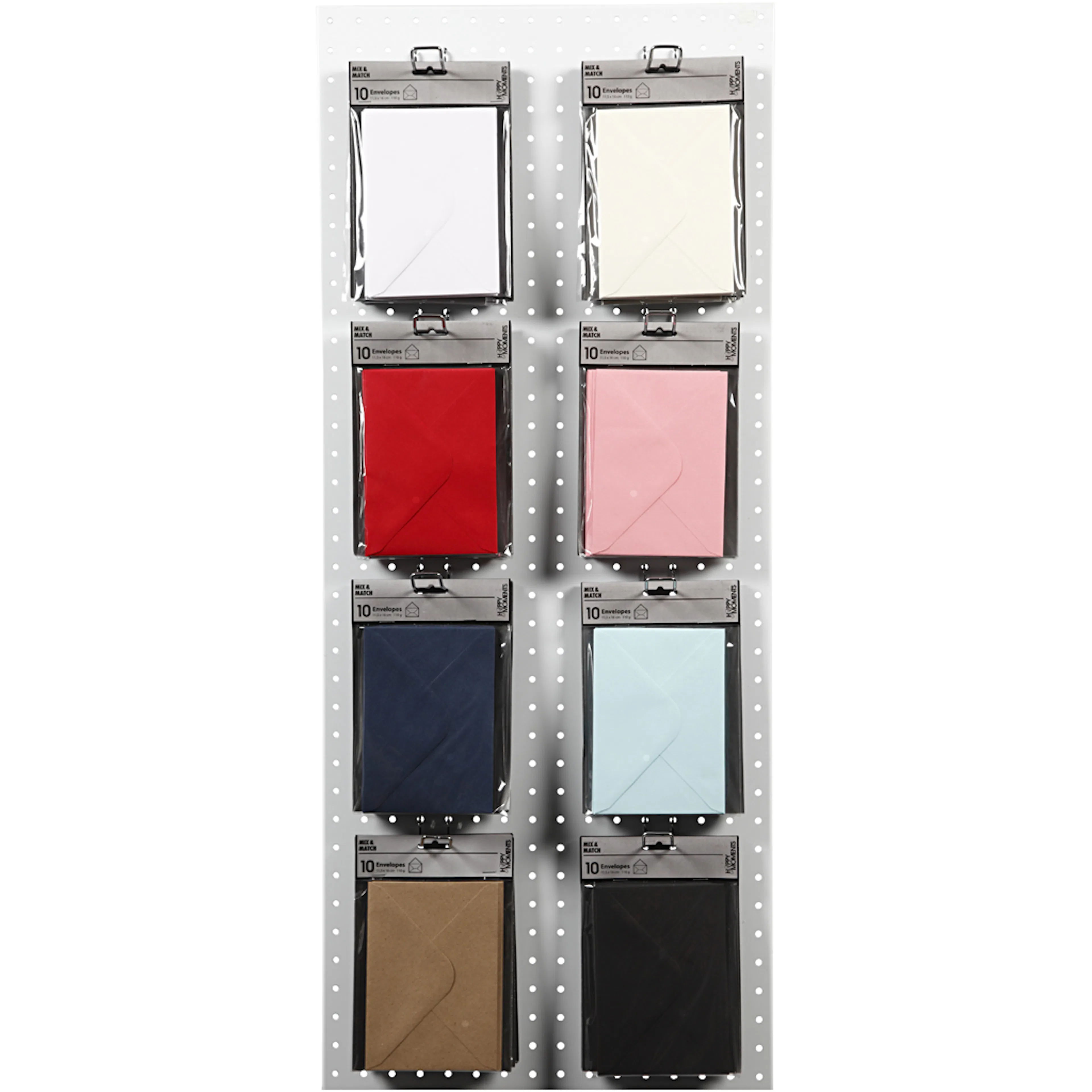 Konvolutt Creativ Company Str 11,5x16 cm Ass Farger 8x10 Pk/1 Pk