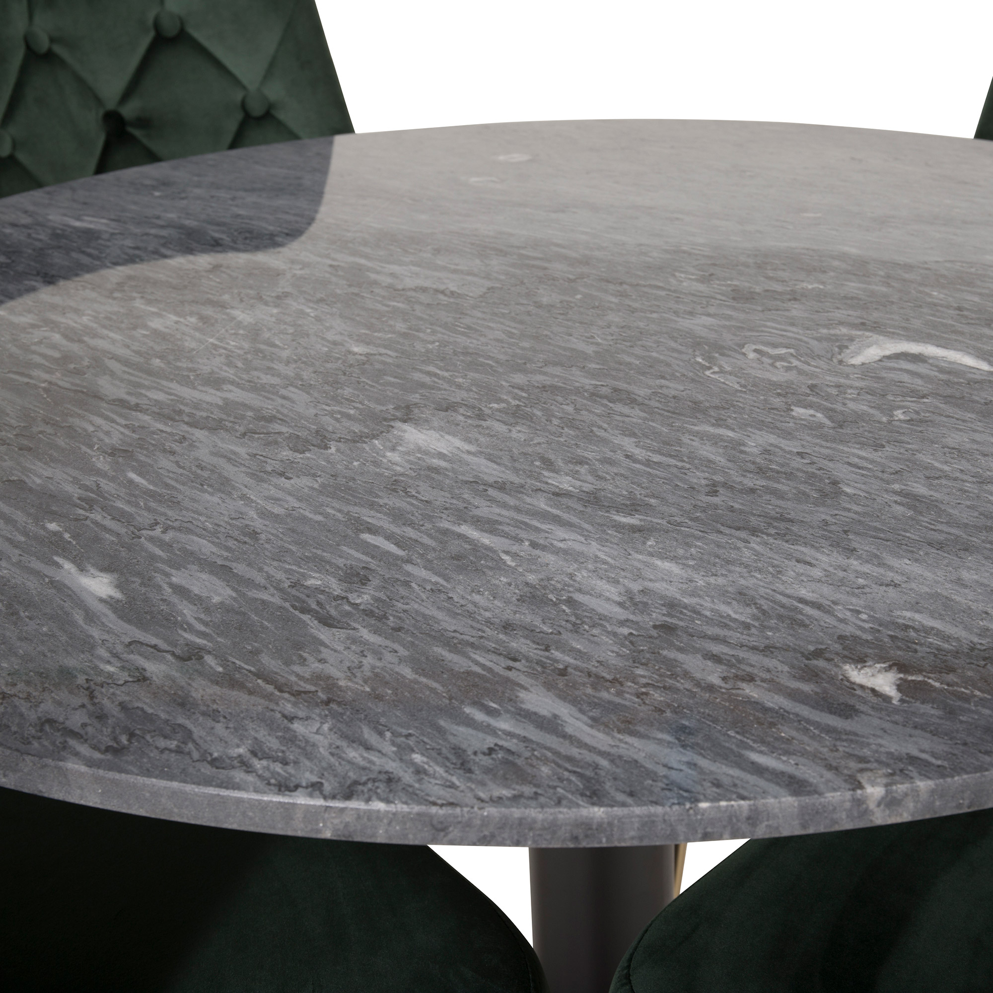 Spisegruppe Venture Home Estelle Rundt med 4 Vera Stoler
