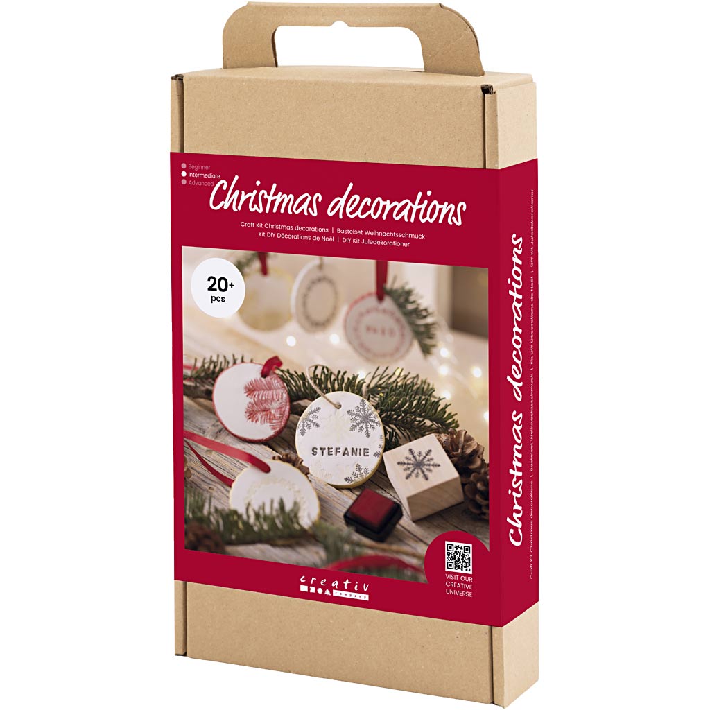 Juldekorasjoner Creativ Company DIY Kit Selvherdende Leire