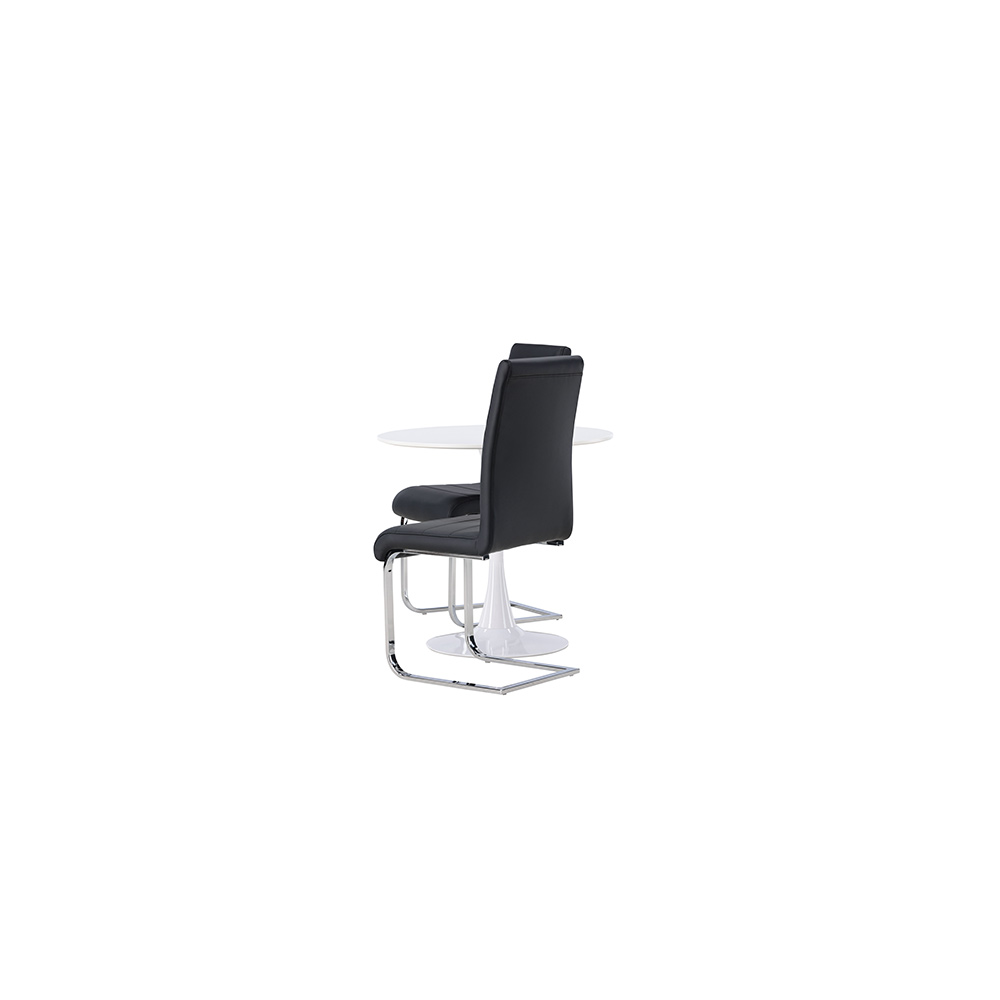 Spisegruppe Venture Home Hamden Ø80 cm med 2 stk Tempo Stoler