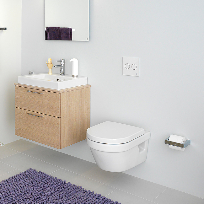 Gustavsberg Hygienic Flush 5G84 Vit Mjukstängande Hårdsits