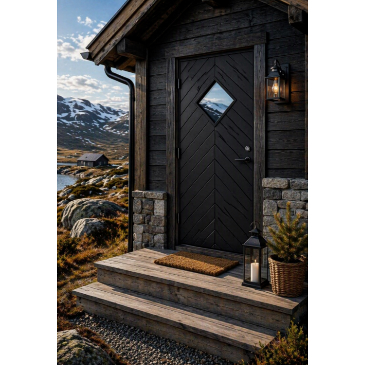 Ytterdør Fjorddøren Geilo Klarglass