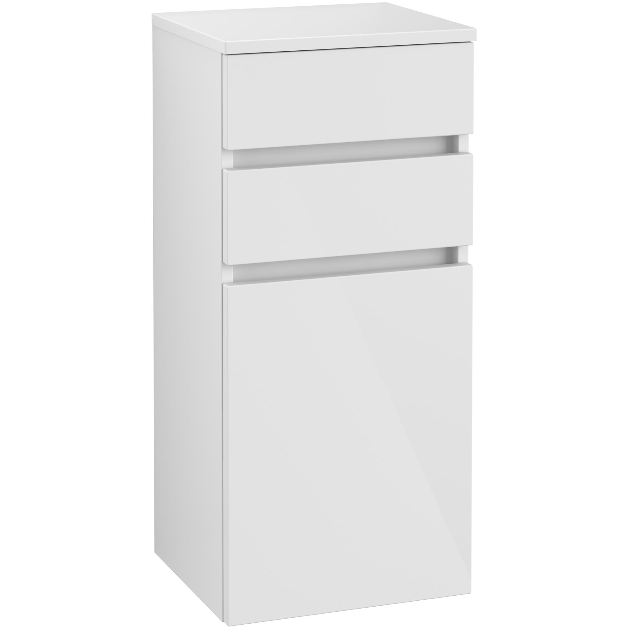 Väggskåp Villeroy & Boch Legato med 2 Lådor och 1 Dörr 400 mm | badrum - badrumsmobler - vagg-och-hogskap | KakelKungen