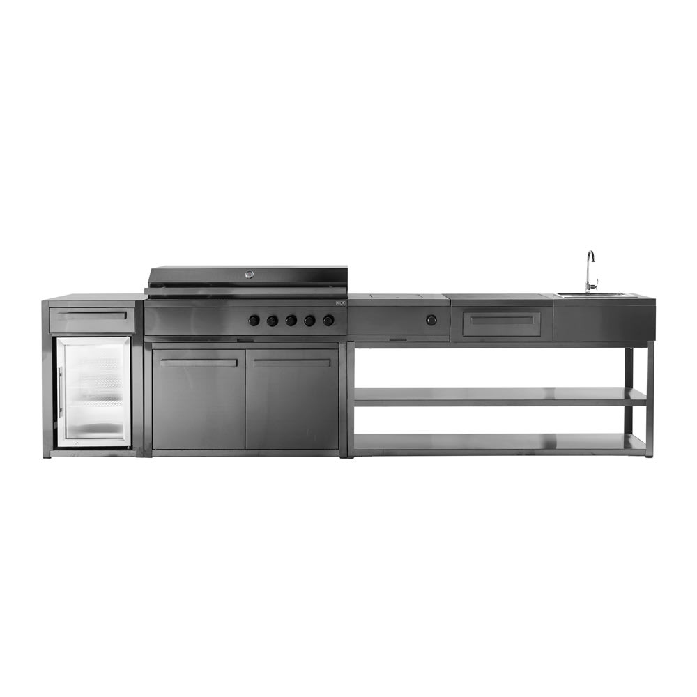 Oppbevaringsmodul med arbeidsbenk Myoutdoorkitchen Nordic Line