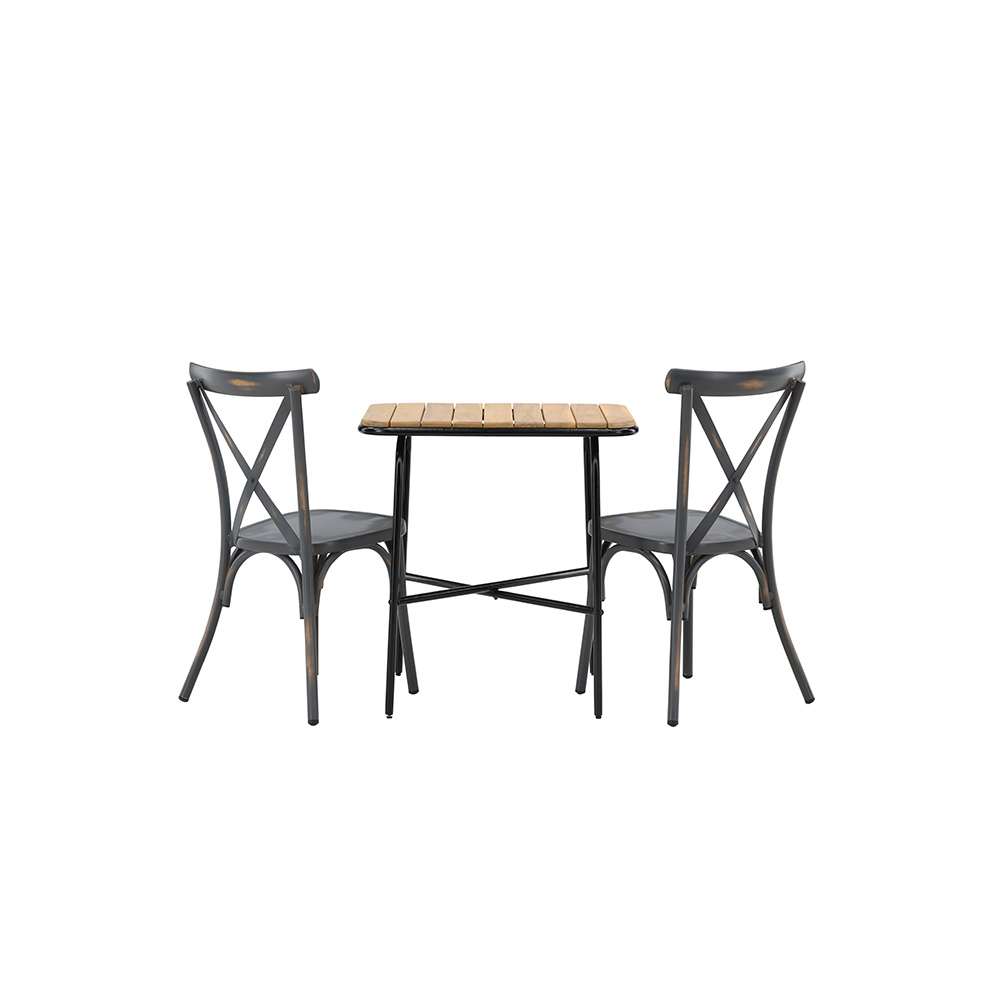 Cafégruppe Venture Home Holmbeck Bord med 2 Tablas Stoler