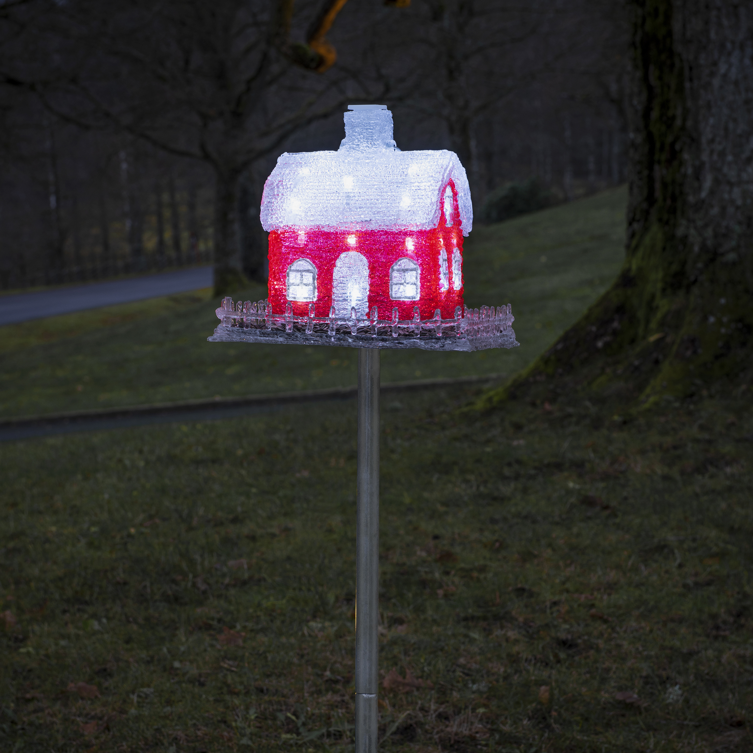 Dekorasjonsbelysning Gnosjö Konstsmide Fuglebrett Akryl 32L LED