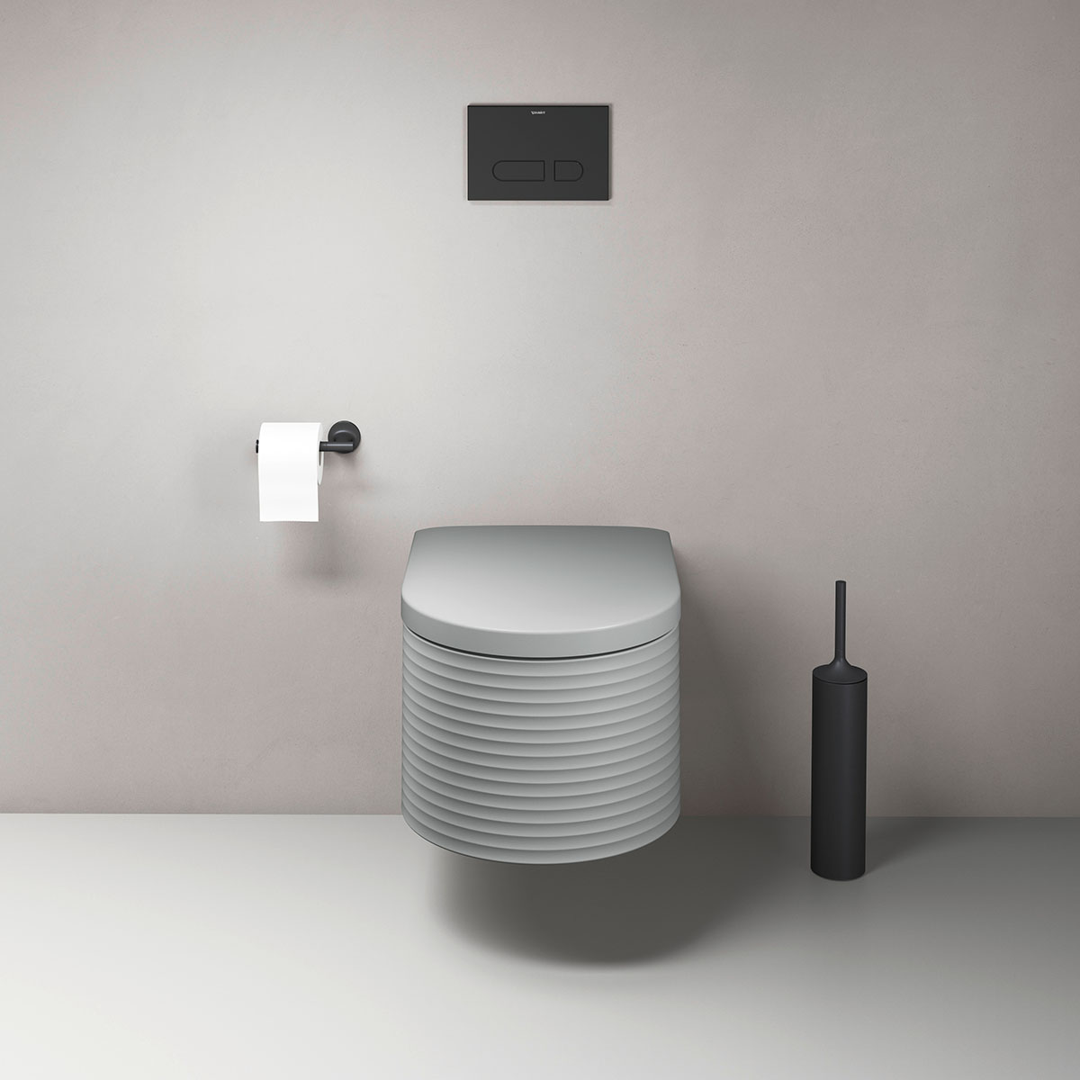 Vägghängd Toalettstol Duravit Millio Grooves