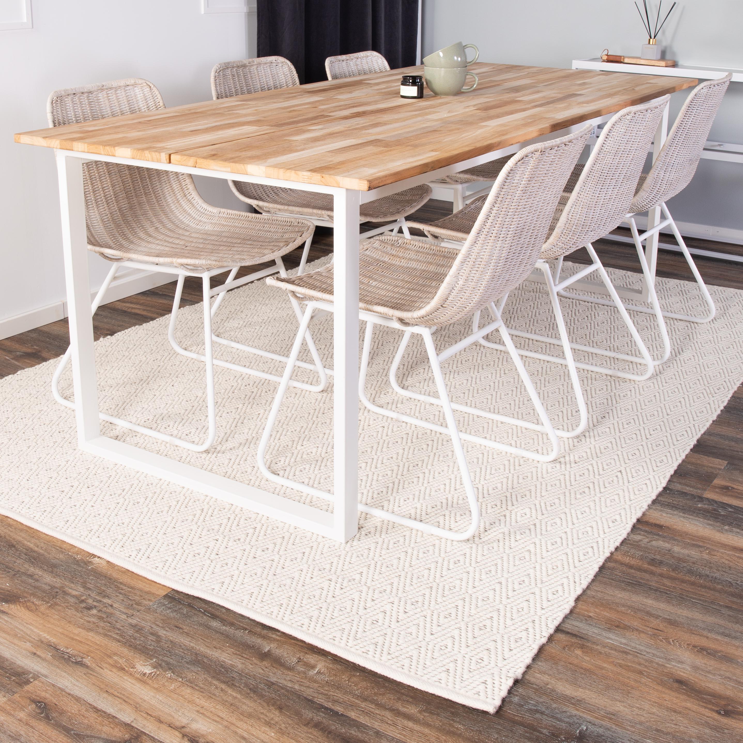 Spisegruppe Venture Home Cornelia med 6 Cornelia Stoler