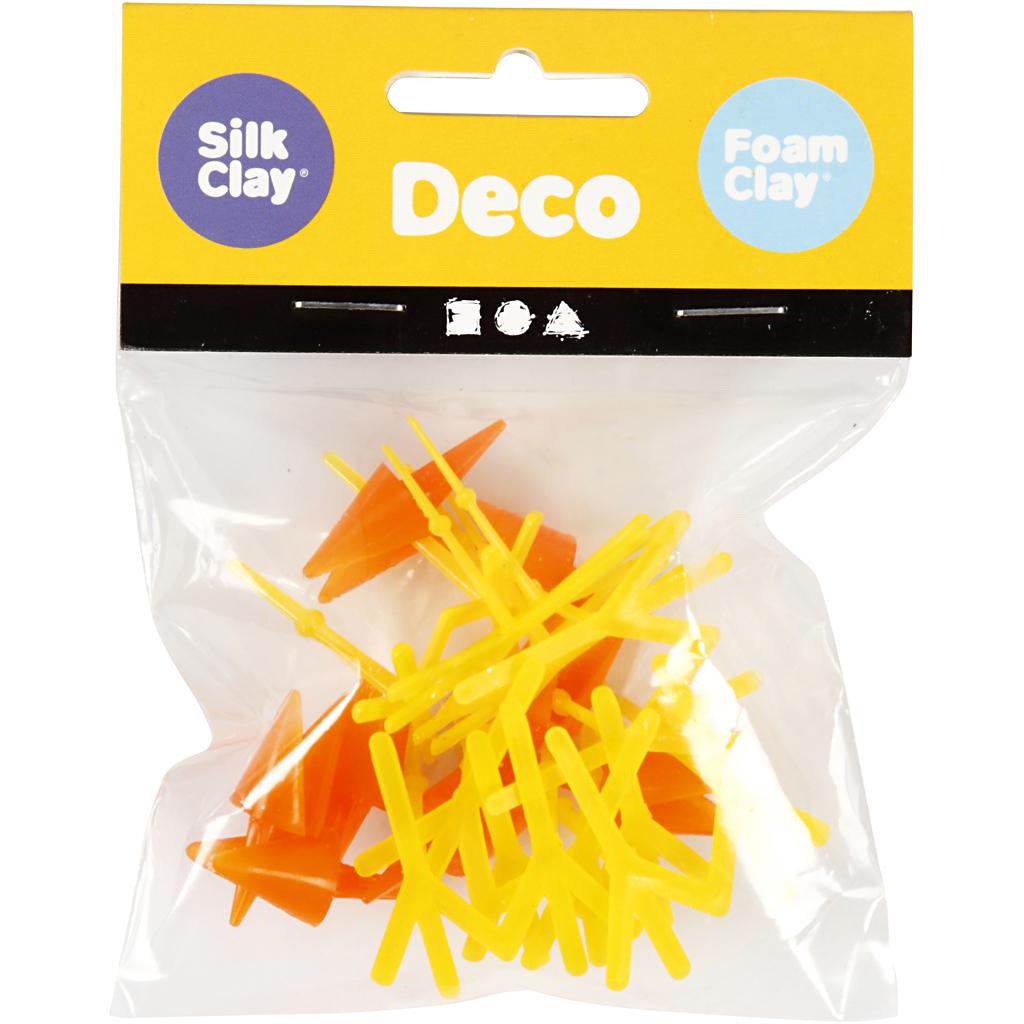 Kyllingnebb og -føtter Creativ Company H28 mm 8 Sett/1 Pk