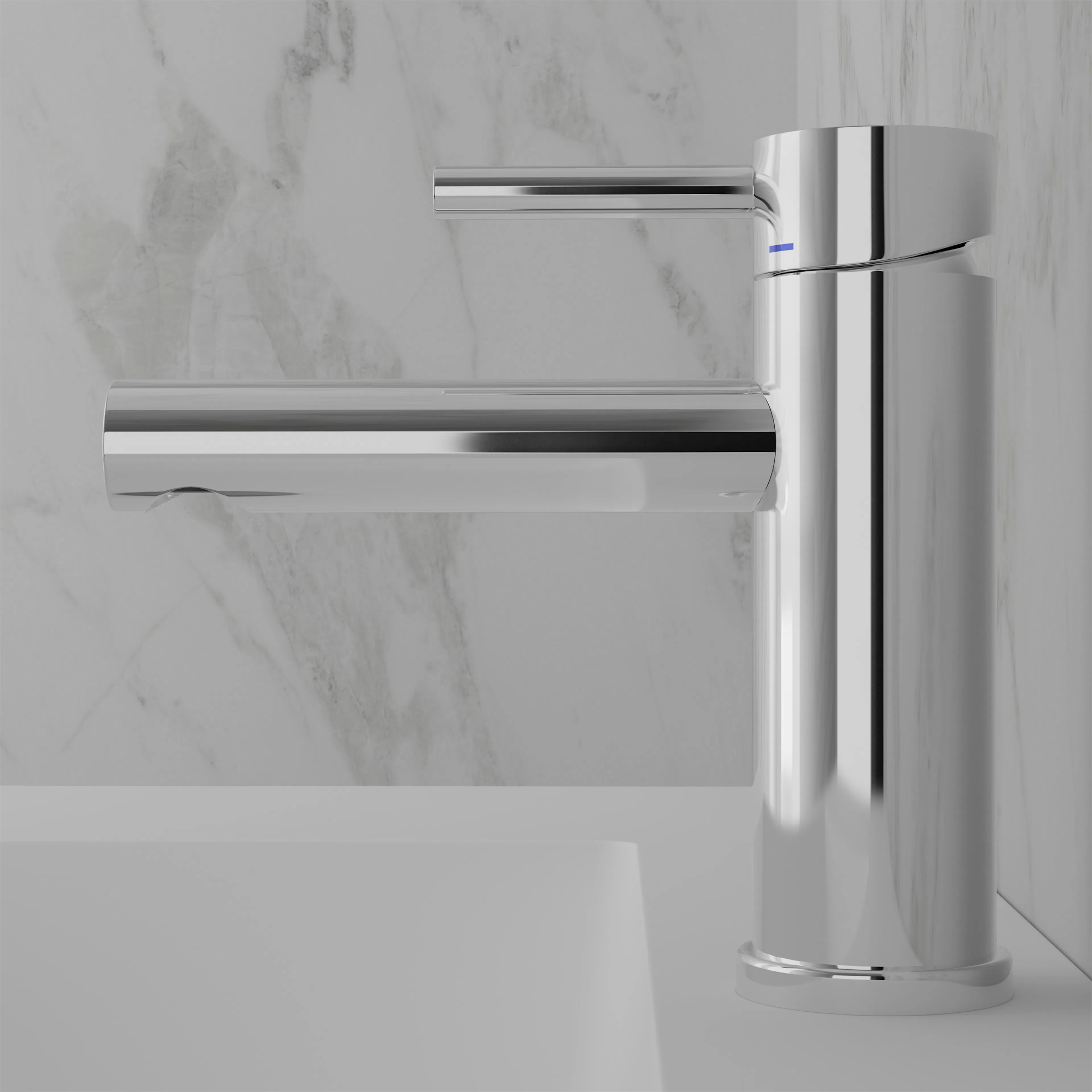 Servantbatteri Scandtap Steel Clear