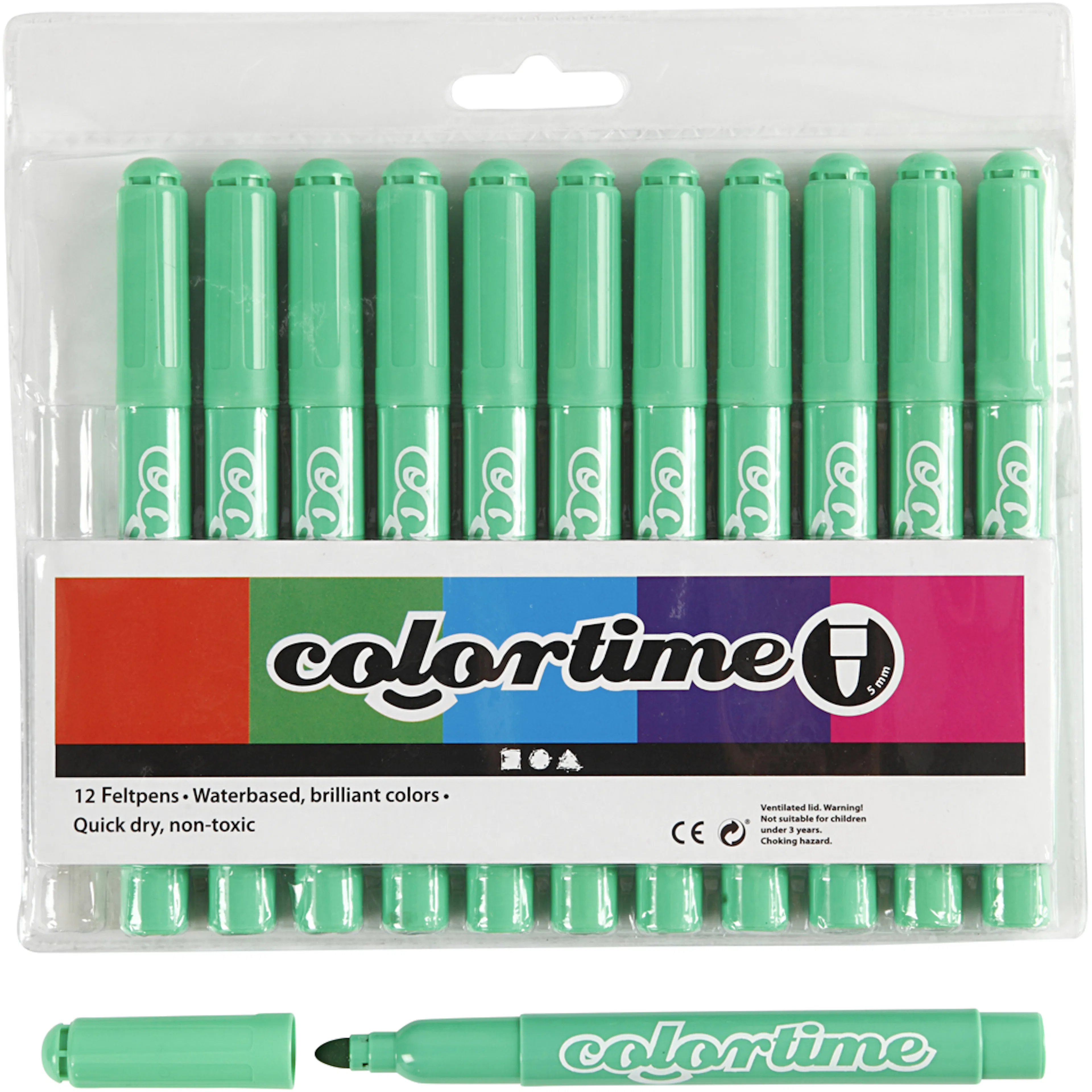 Tusjpenner Creativ Company Colortime Strek 5 mm 1 Pk