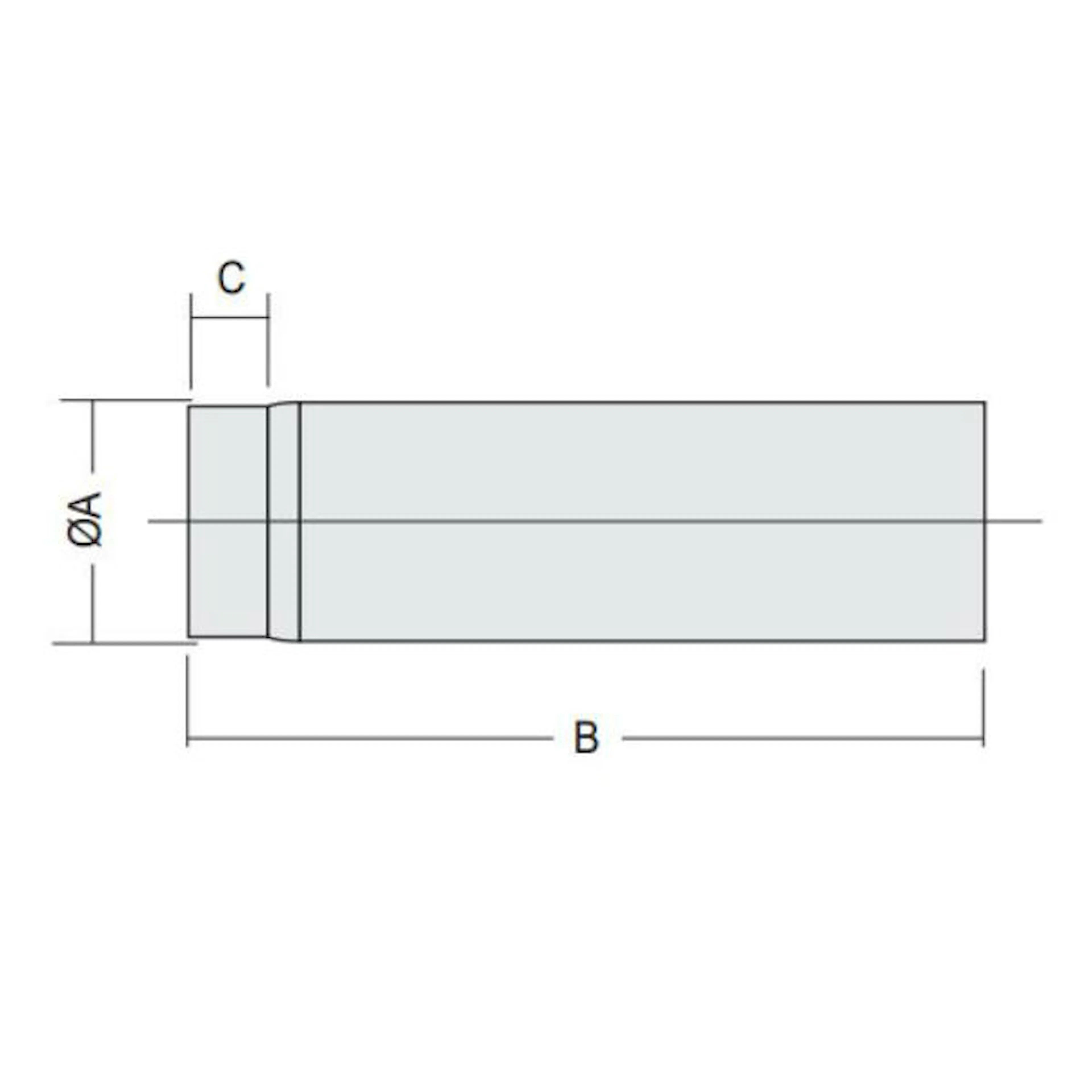 Røykrør Kaminexperten 1000 mm Sort 120